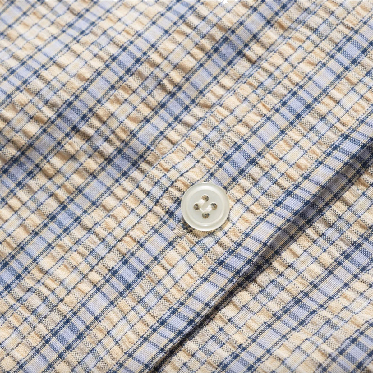 Butter Goods Equipment Short Sleeve Shirt Blue/Yellow