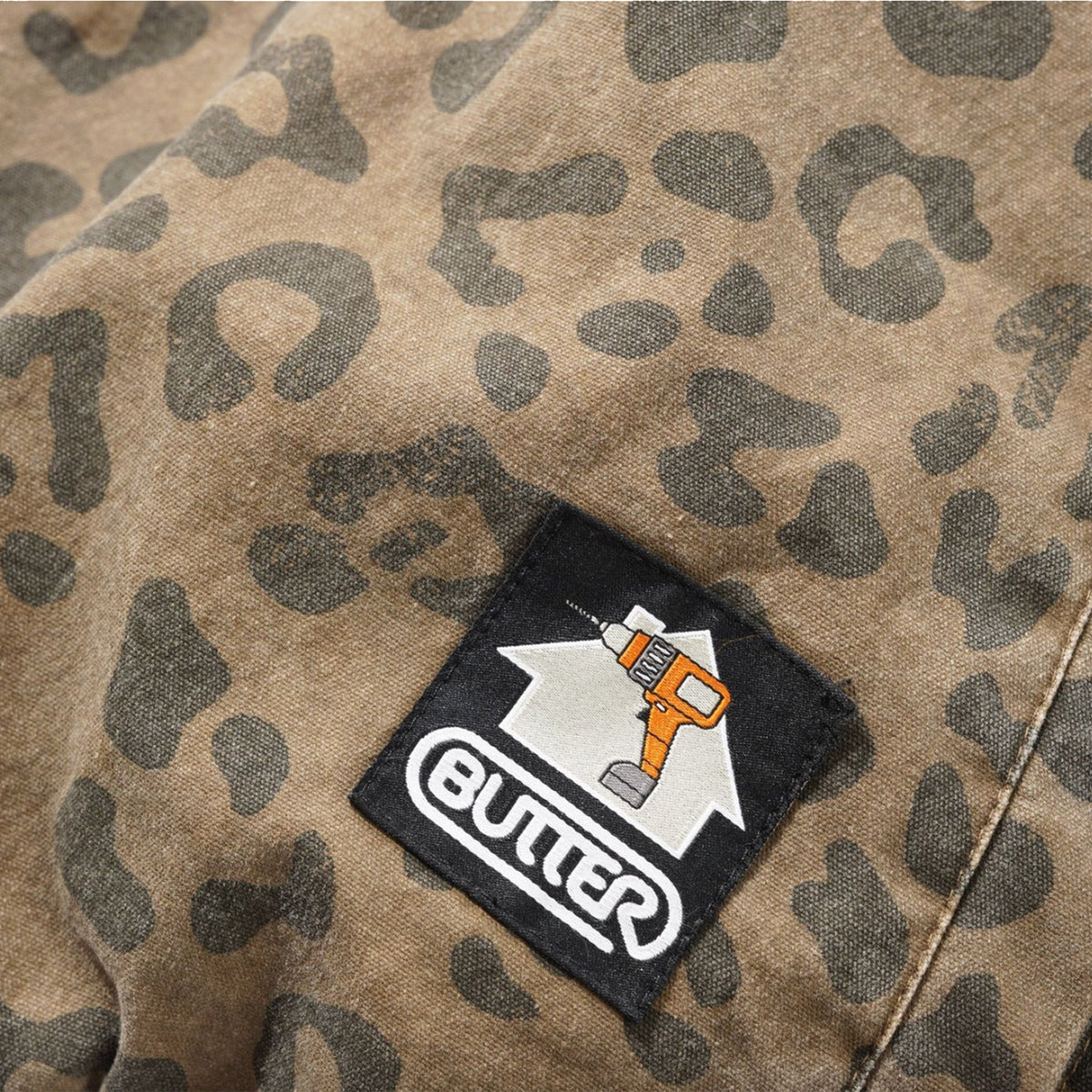 Butter Goods Insulated Work Jacket Leopard