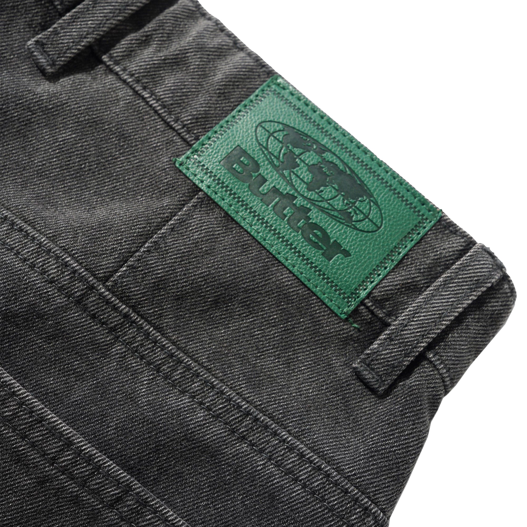 Butter Goods Wide Cut Denim Jeans Rinsed Black