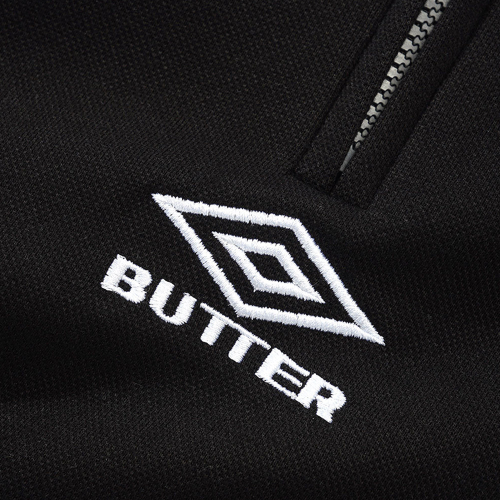 Butter Goods x Umbro Athletica S/S Polo Shirt Black