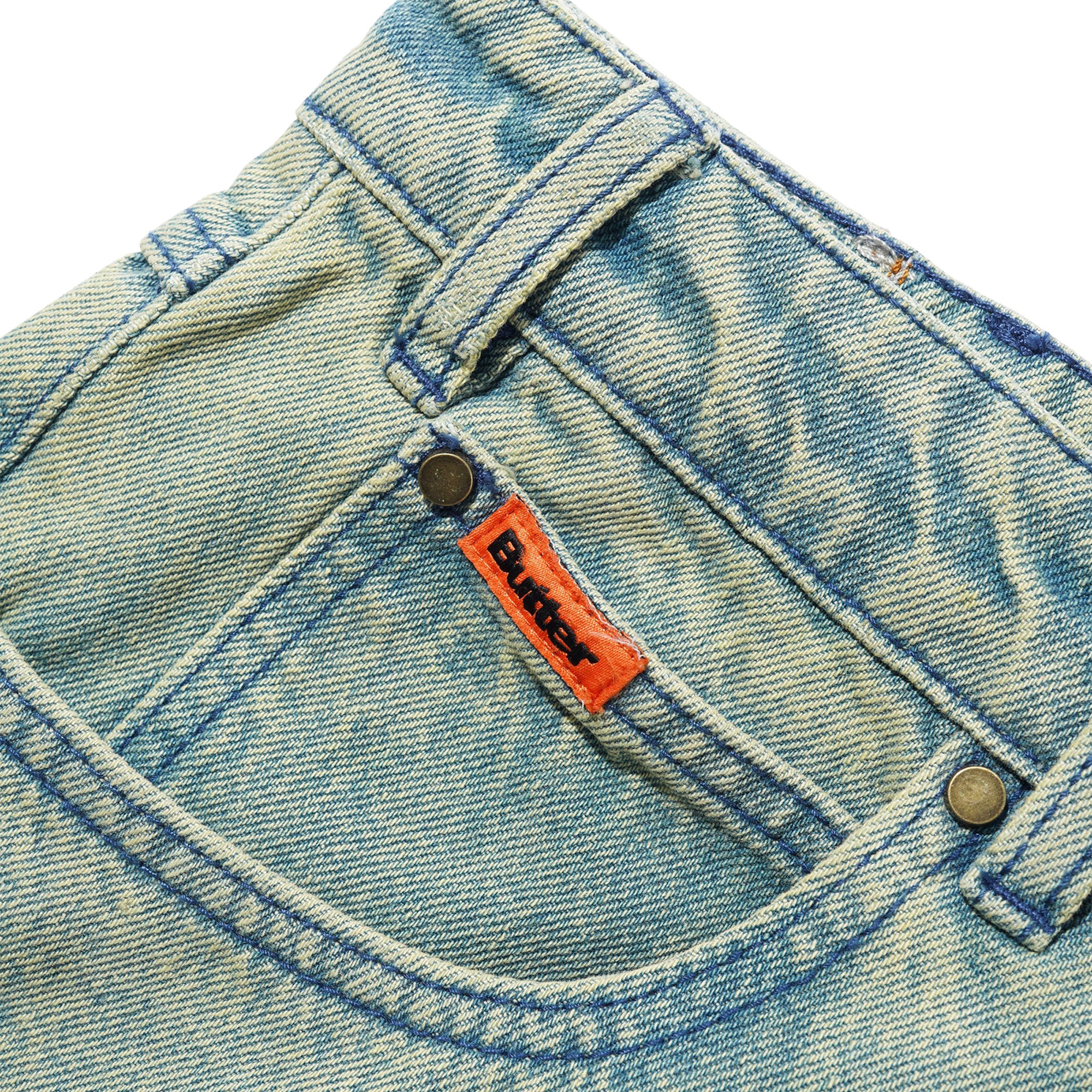 Butter Goods Relaxed Denim Jeans Sunfade Blue
