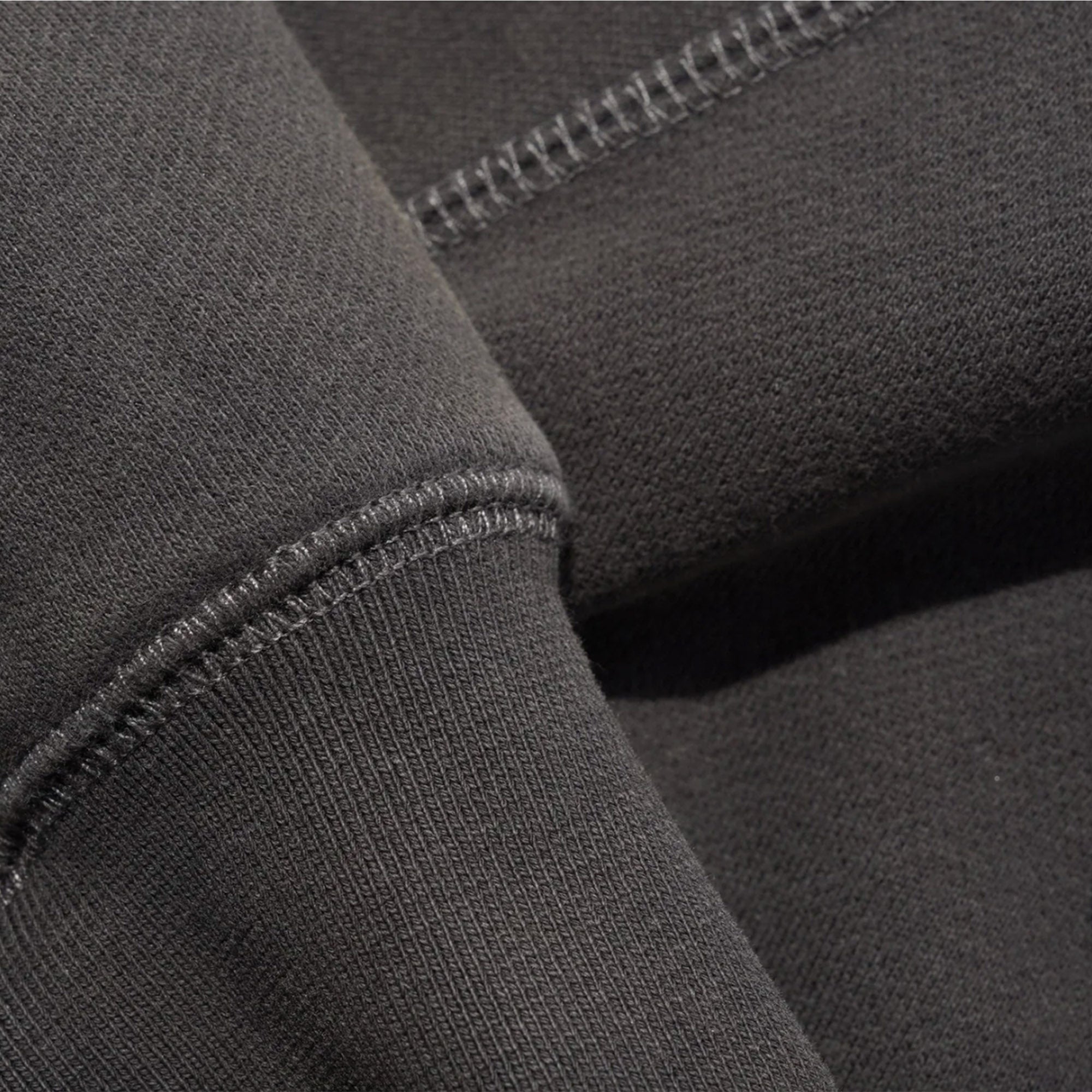 Butter Goods Stretch Zip-Thru Hood Washed Black