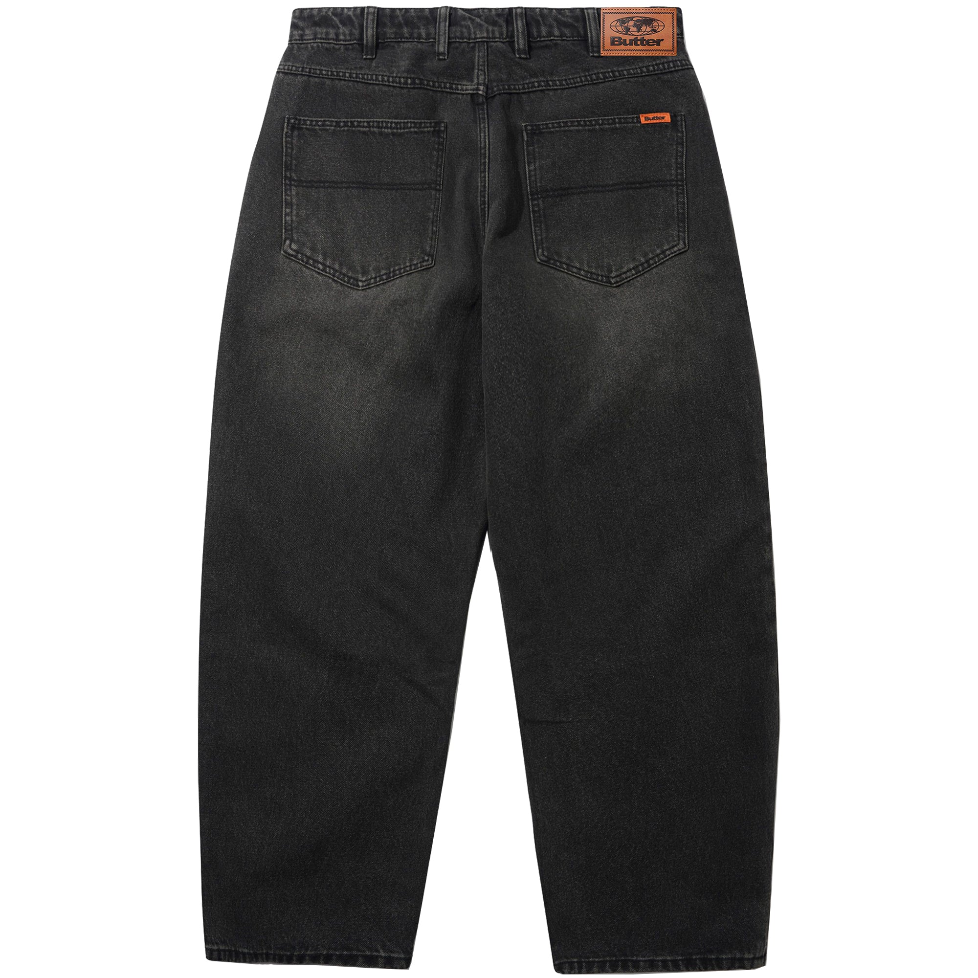 Butter Goods Baggy Denim Jeans Faded Black
