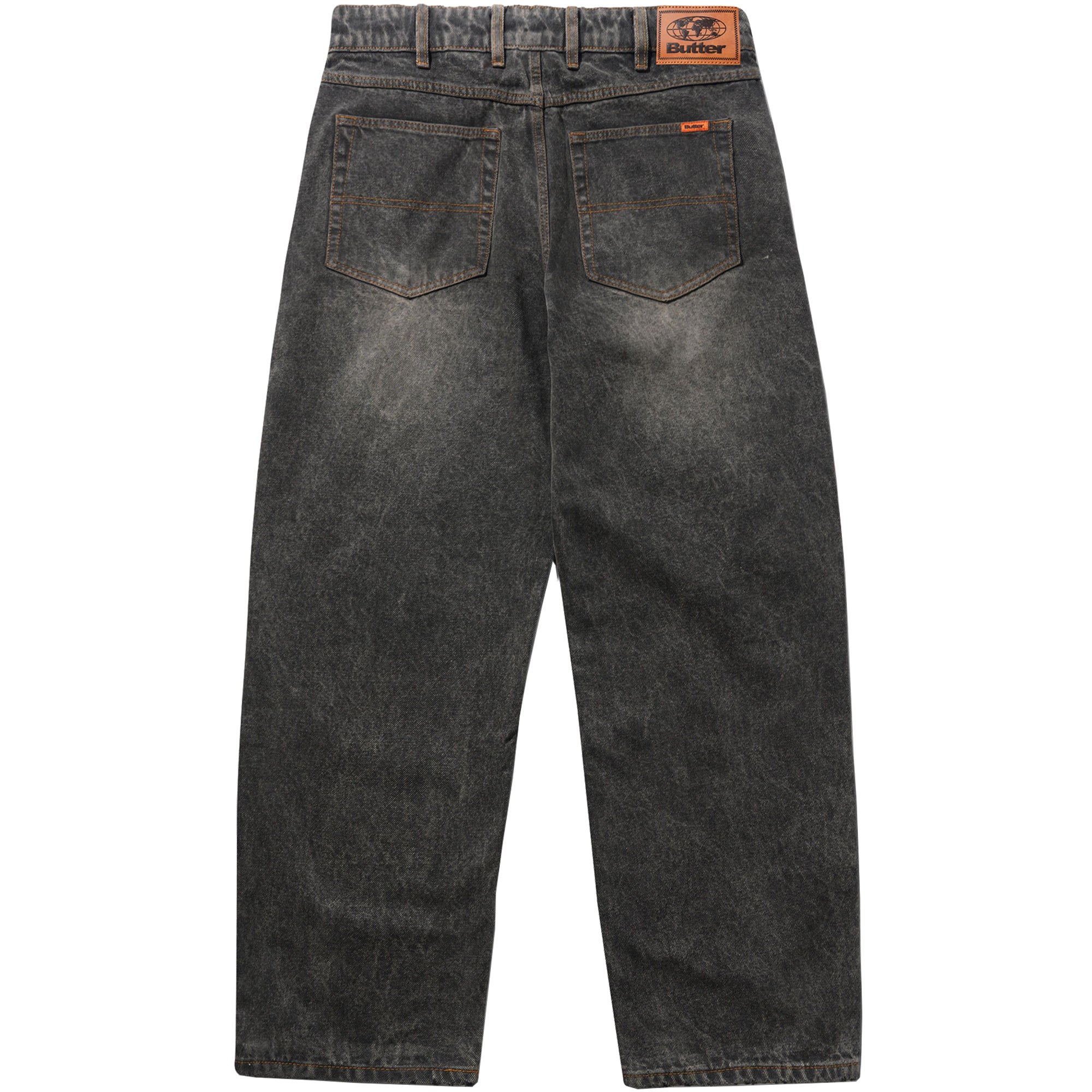 Butter Goods Relaxed Denim Jeans Faded Charcoal