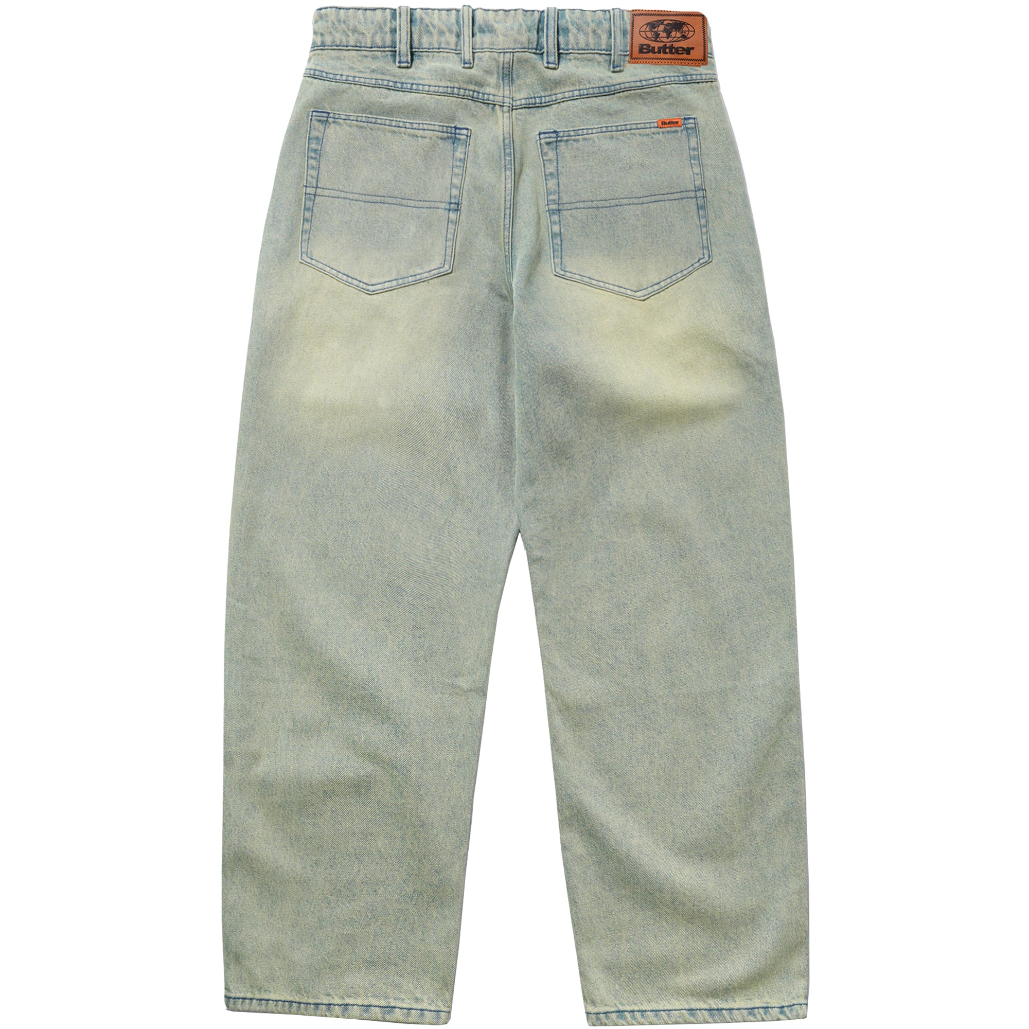 Butter Goods Relaxed Denim Jeans Sunfade Blue