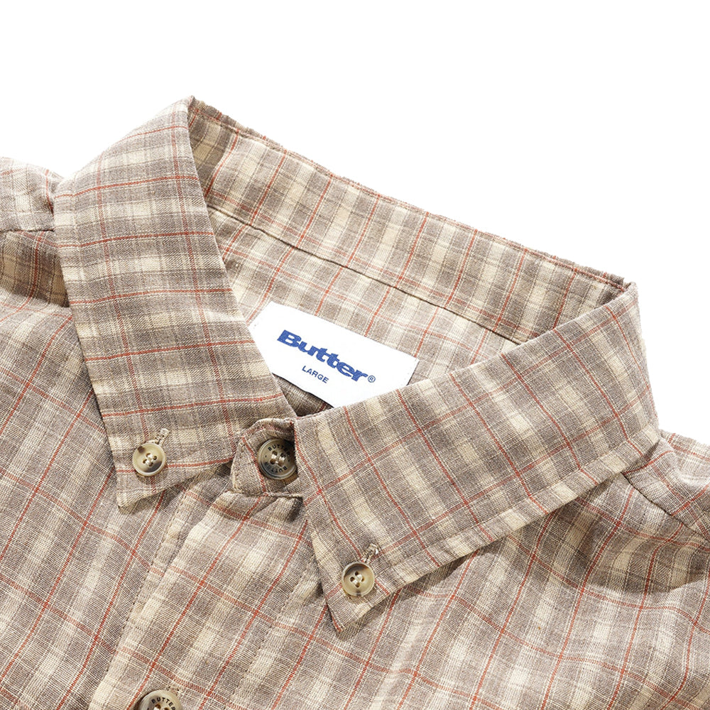 Butter Goods Witness S/S Shirt Taupe