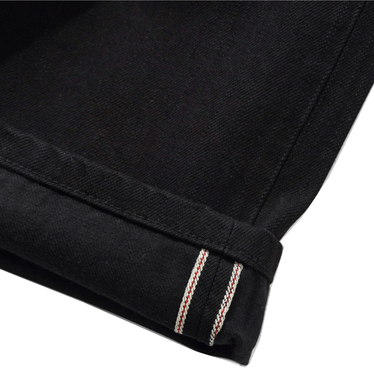 Butter Goods Wide Cut Denim Jeans Flat Black Selvedge