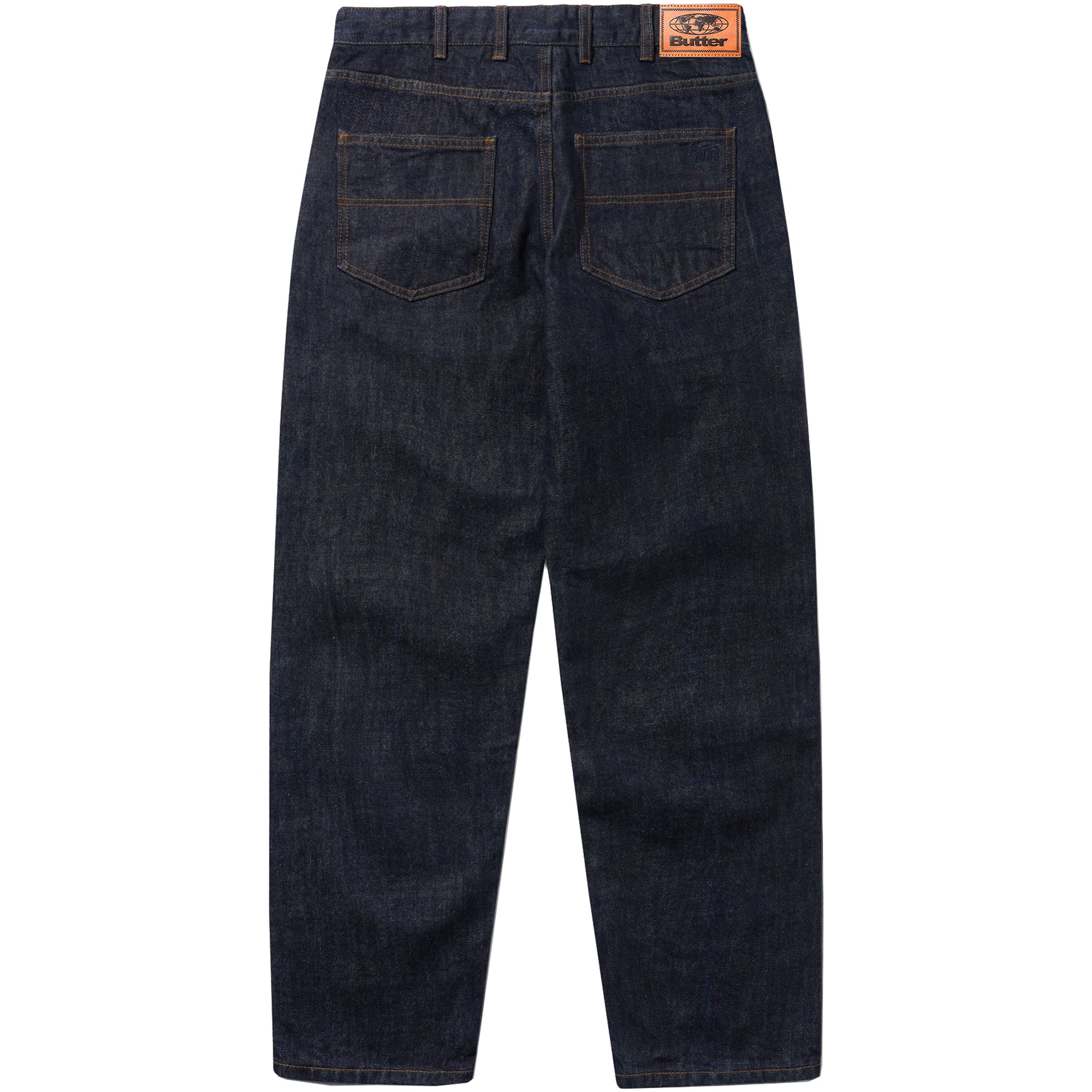 Butter Goods Straight Leg Denim Jeans Selvedge Blue