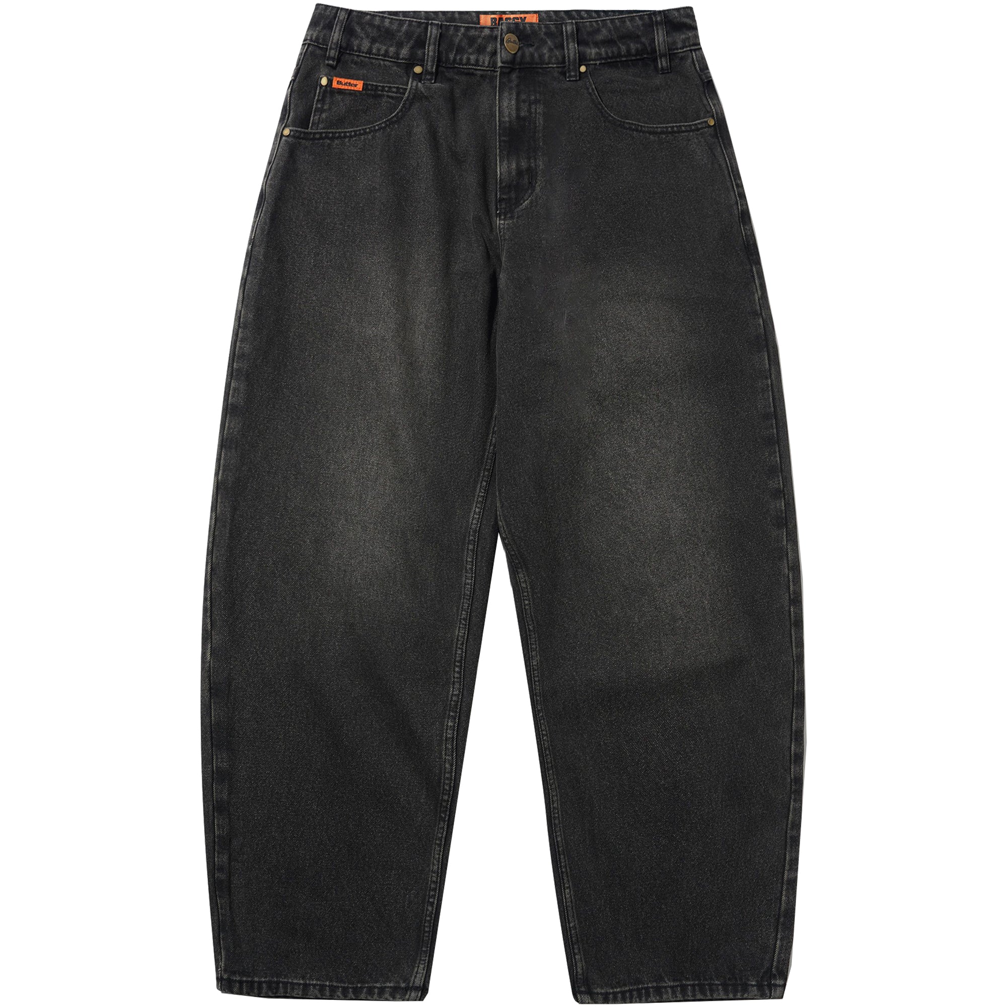 Butter Goods Baggy Denim Jeans Faded Black
