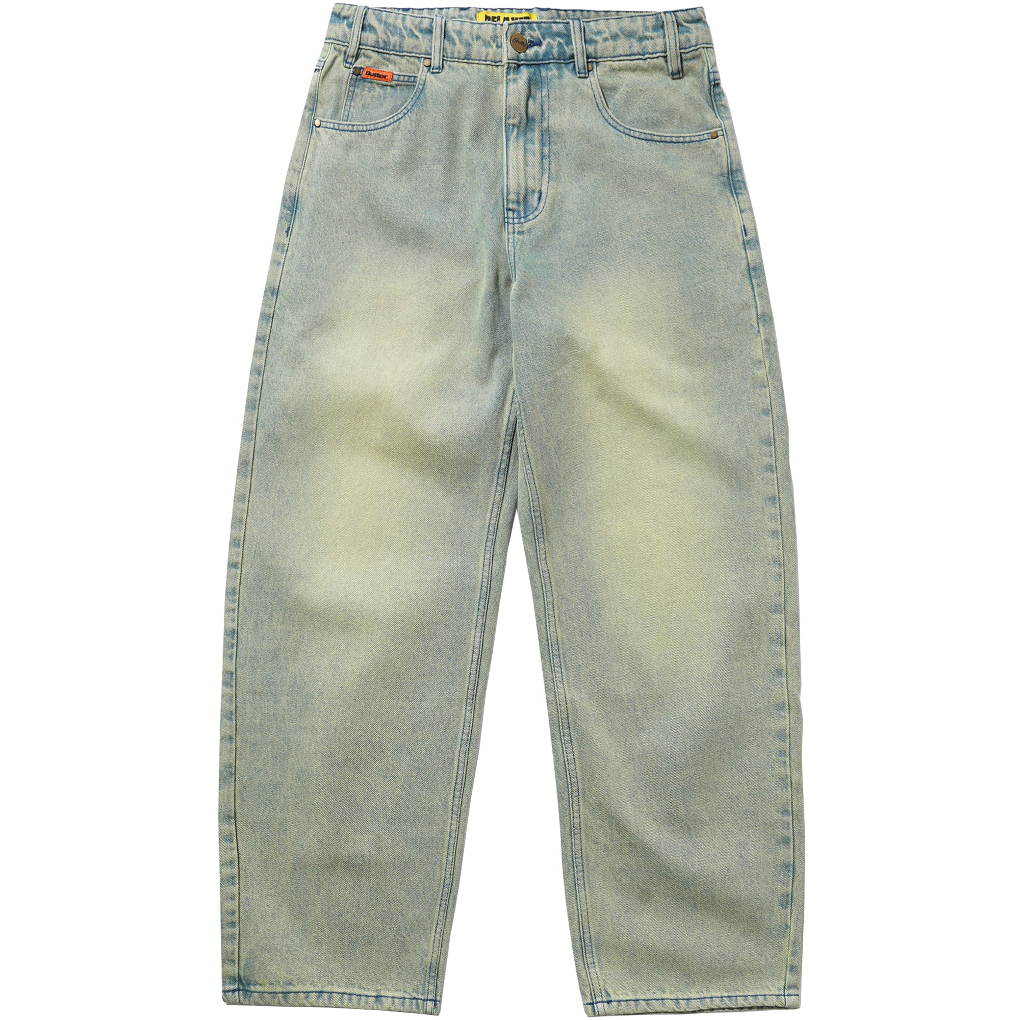 Butter Goods Relaxed Denim Jeans Sunfade Blue