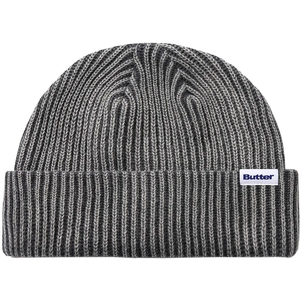Butter Goods Bleached Wharfie Beanie Black