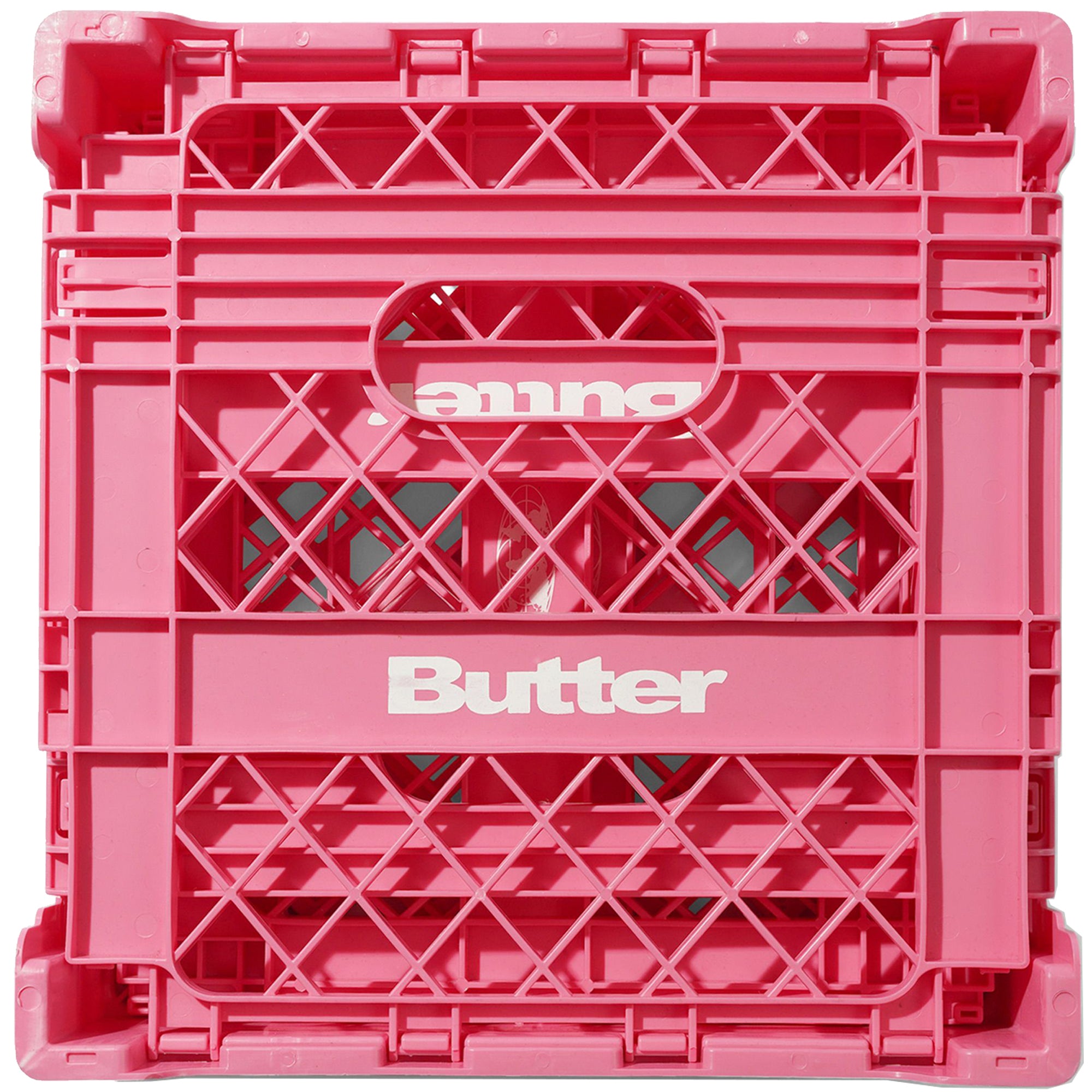 Butter Goods Collapsable Record Crate Pink