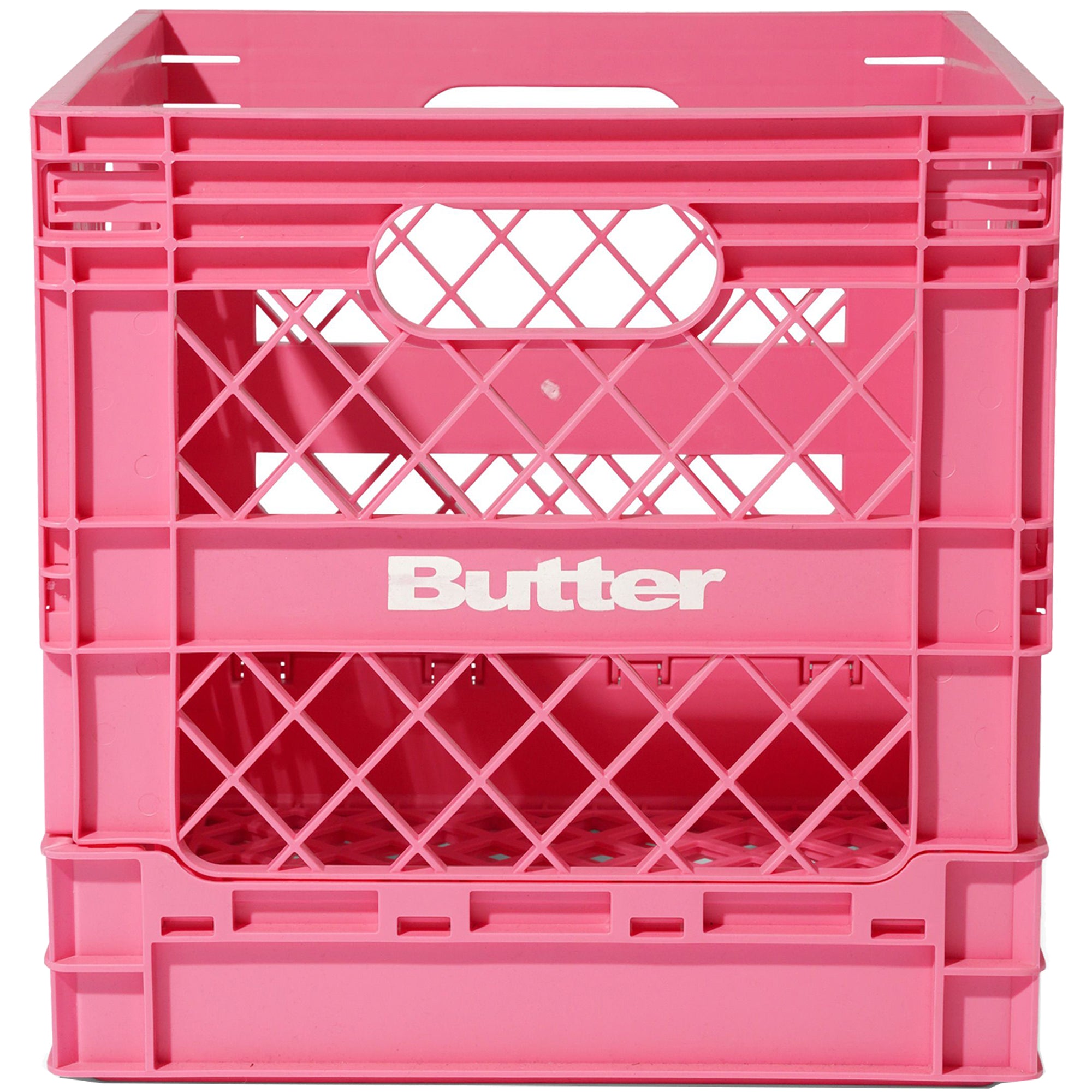 Butter Goods Collapsable Record Crate Pink
