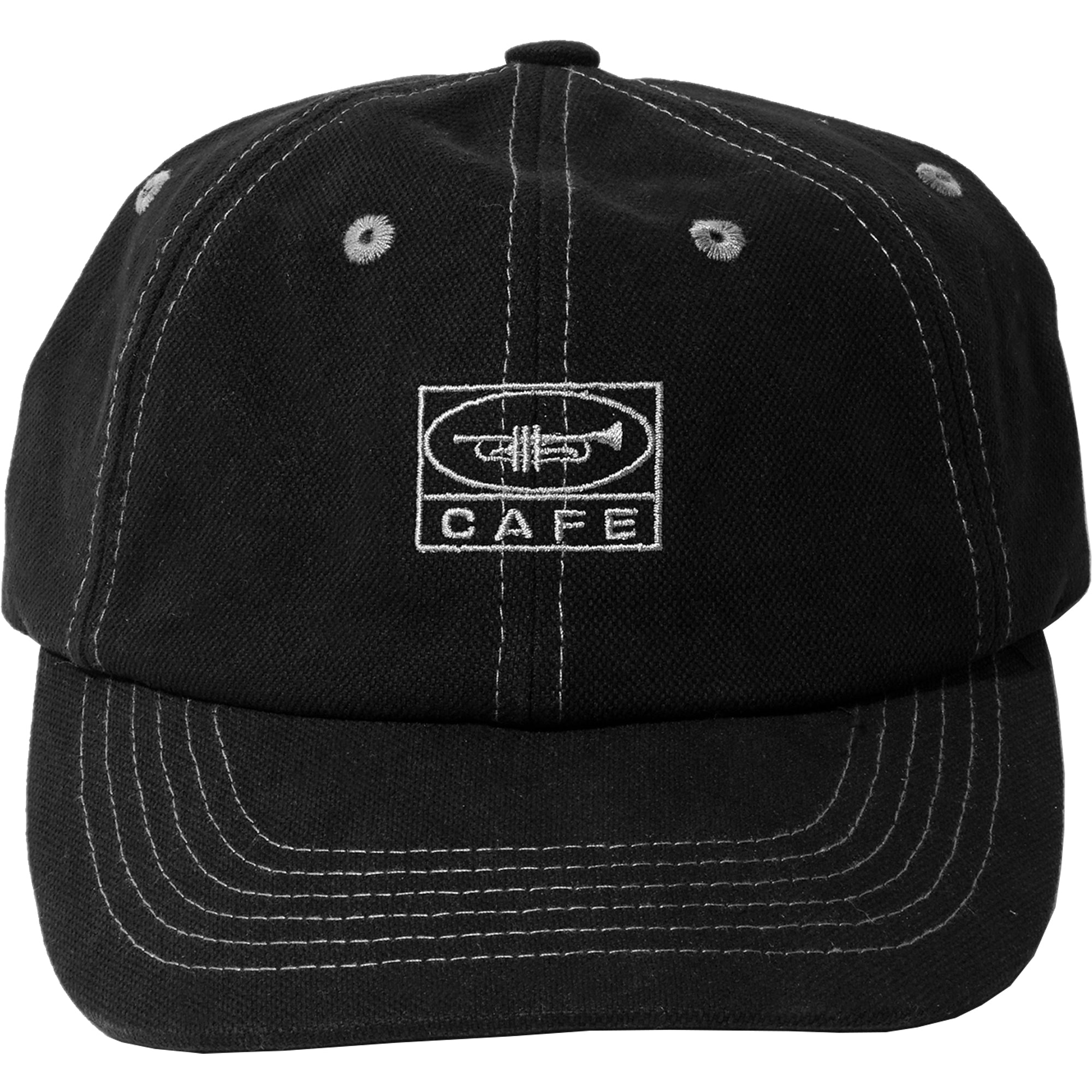 Skateboard Cafe 45 6 Panel Cap Black