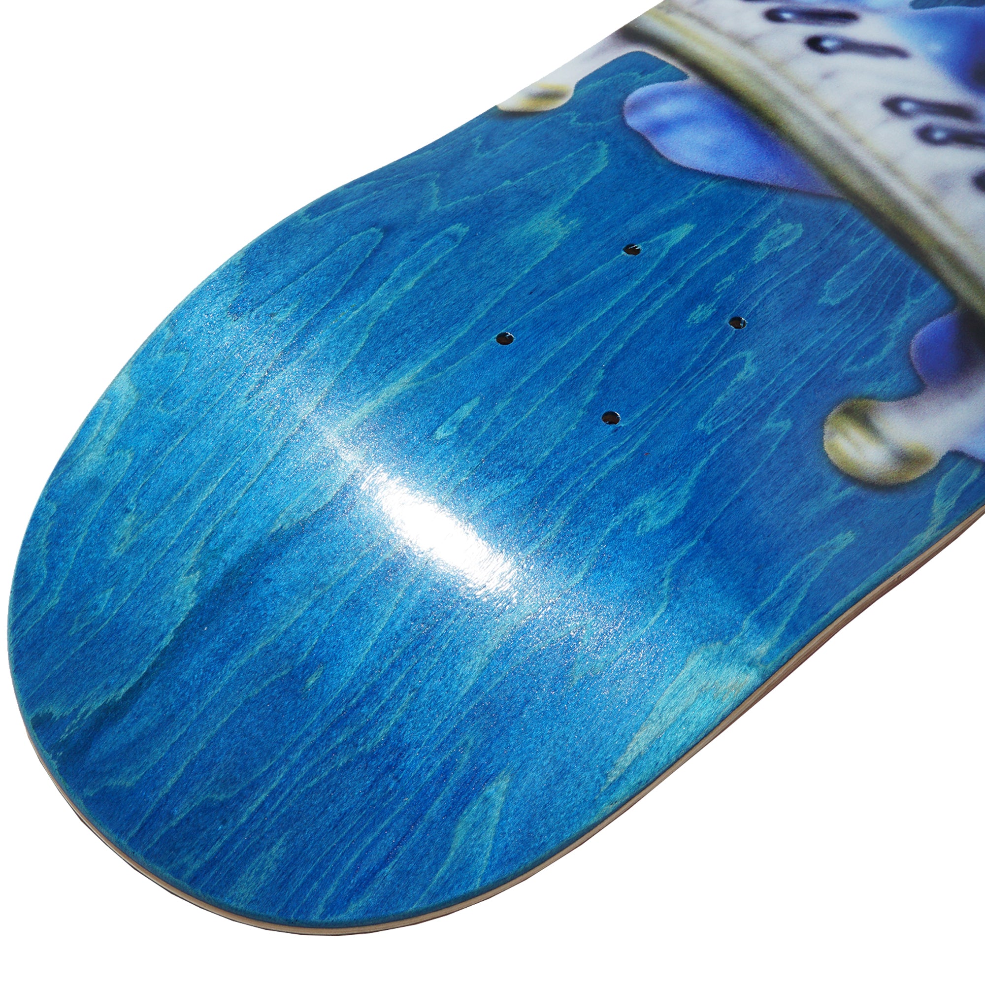 Skateboard Cafe Keyboard Blue Skateboard Deck 8.38"