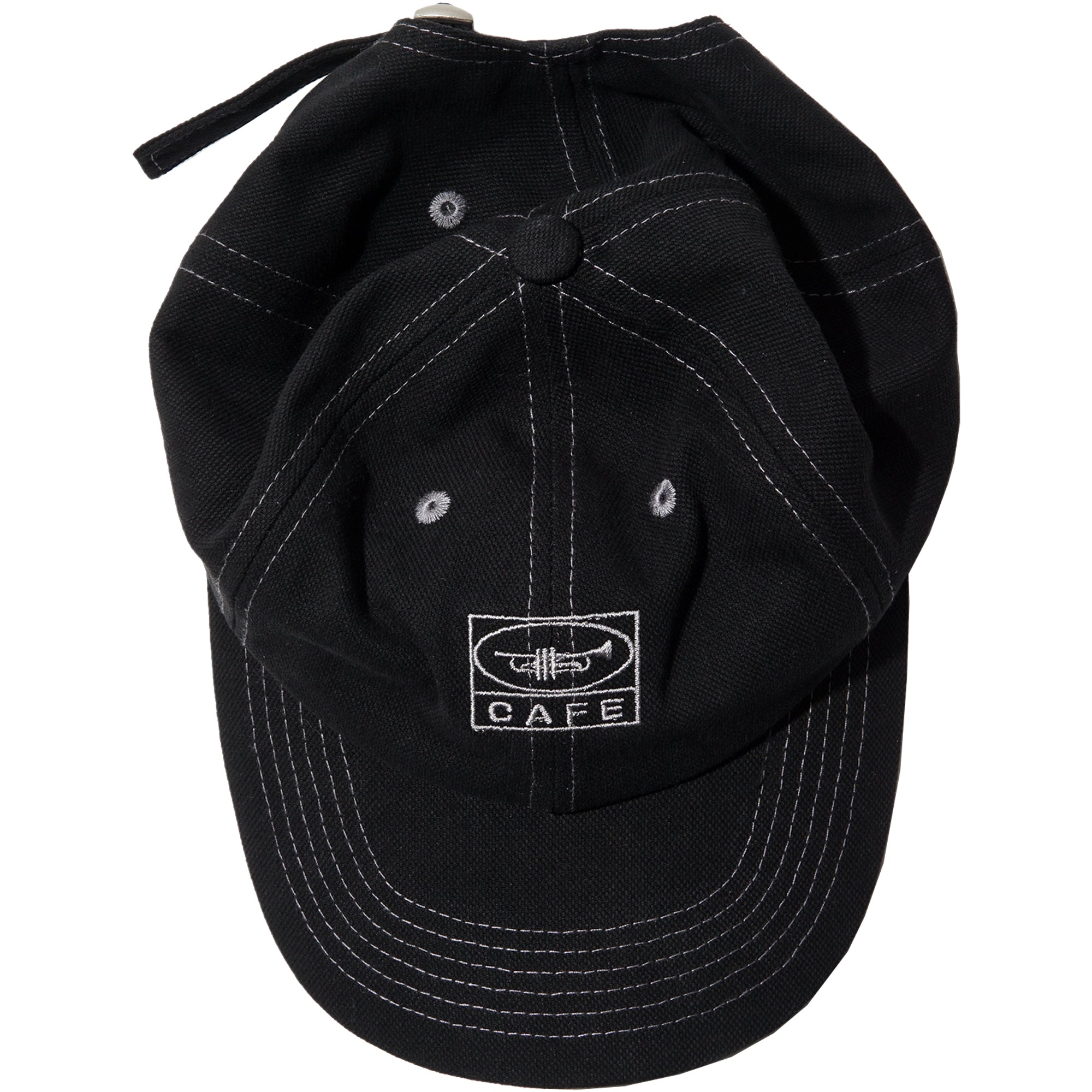 Skateboard Cafe 45 6 Panel Cap Black