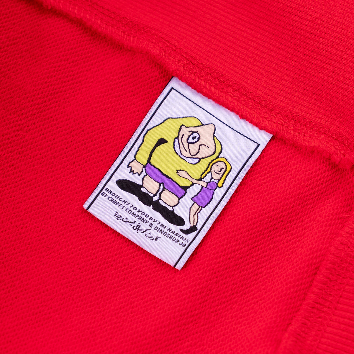 Carpet Company x Dinosaur Jr. Cow Crewneck Red