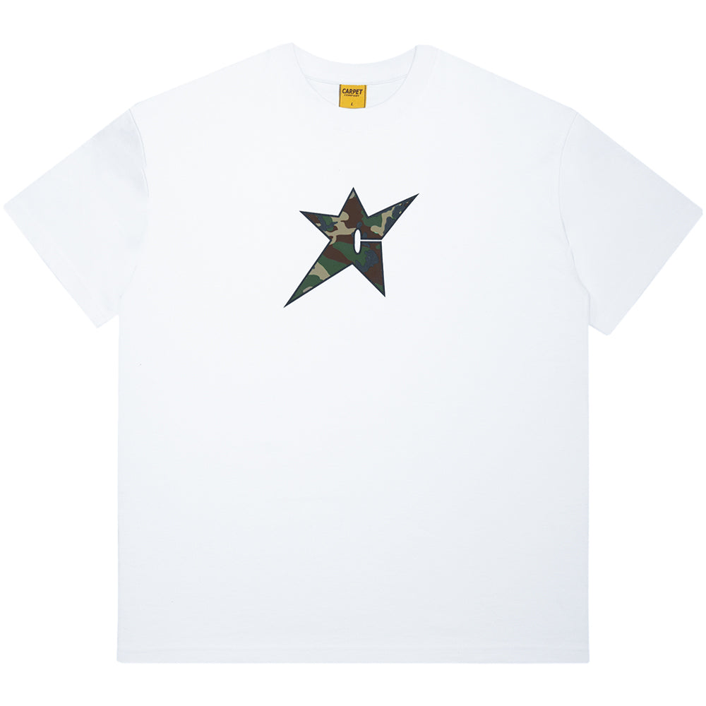 Carpet Company C-Star Camo Tee White