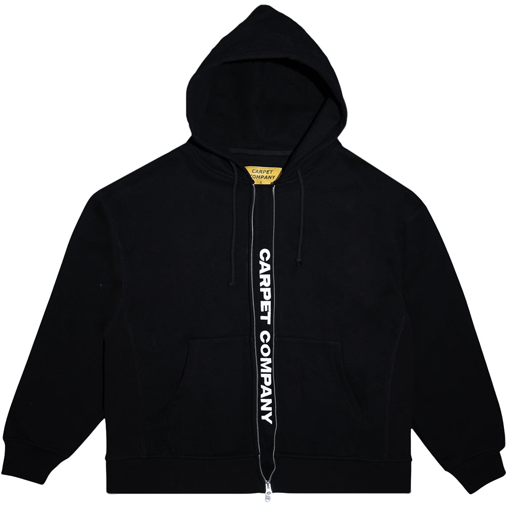 Carpet Company Fake Zip Up Hoodie Black