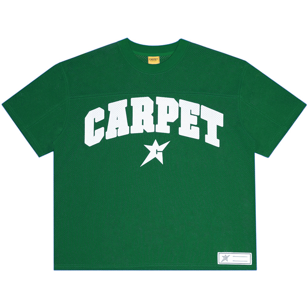 Carpet Company C-Star Short Sleeve Football Jersey Green