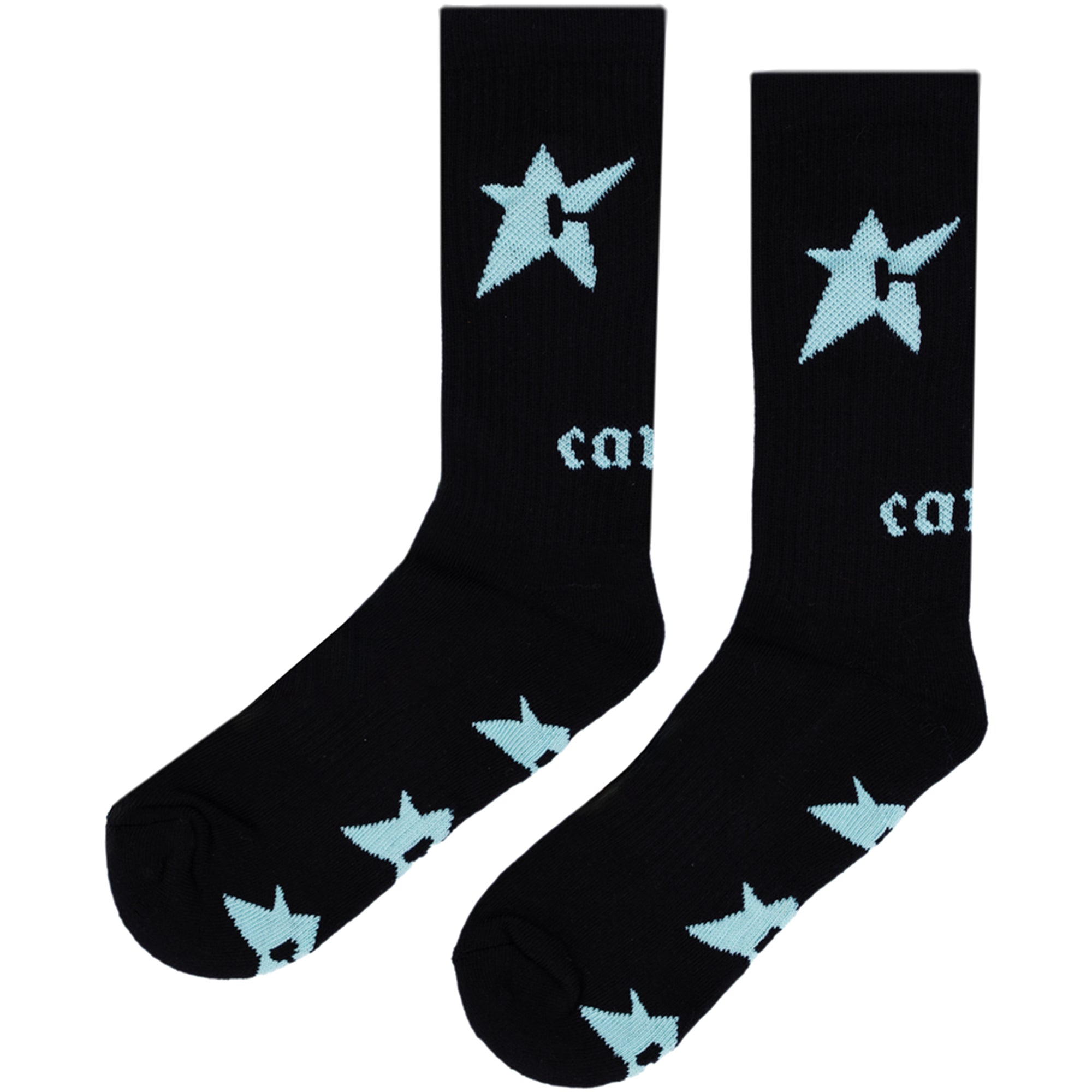Carpet Company Glow In The Dark C-Star Socks Black