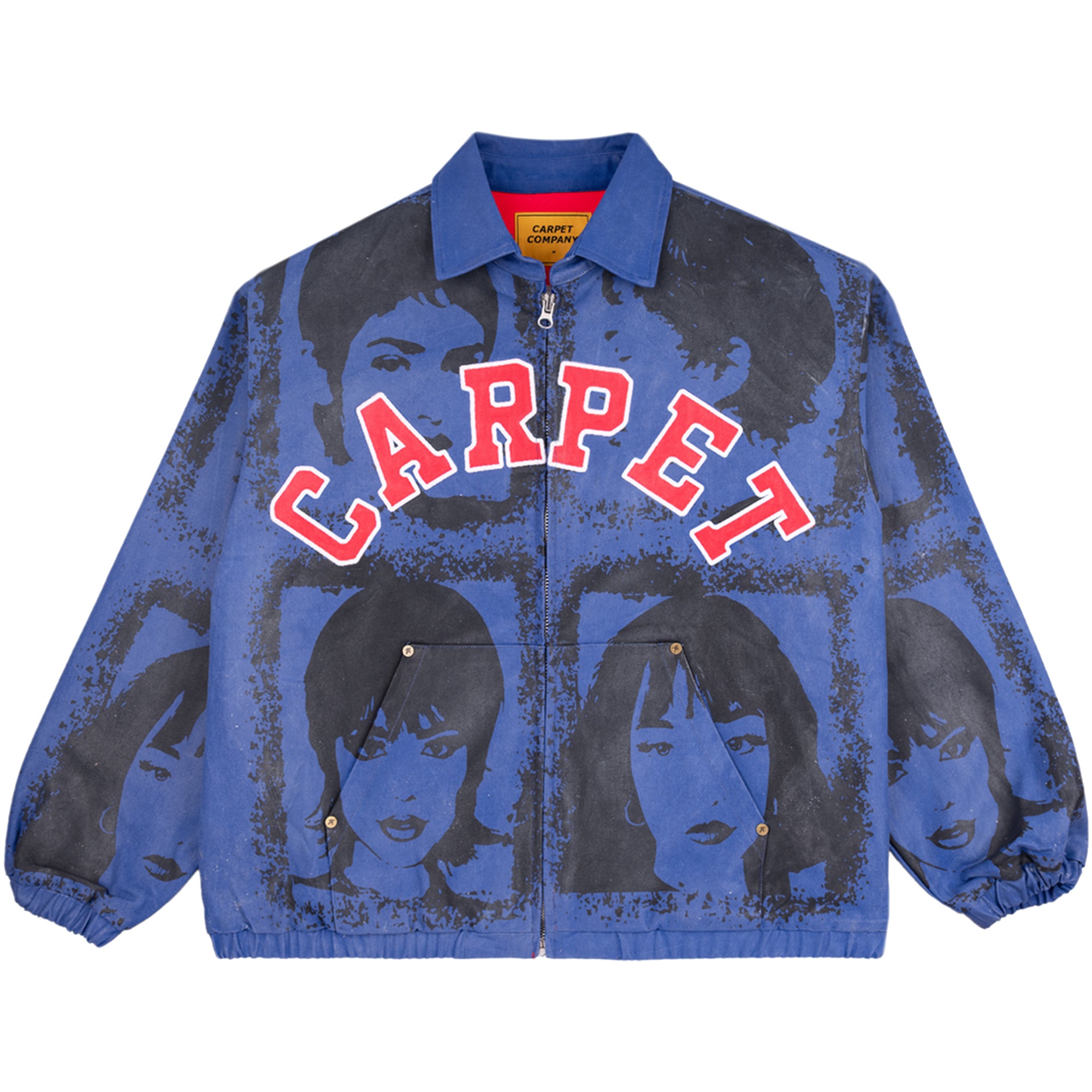 Carpet Company i-Ladies Waxed Work Jacket Blue