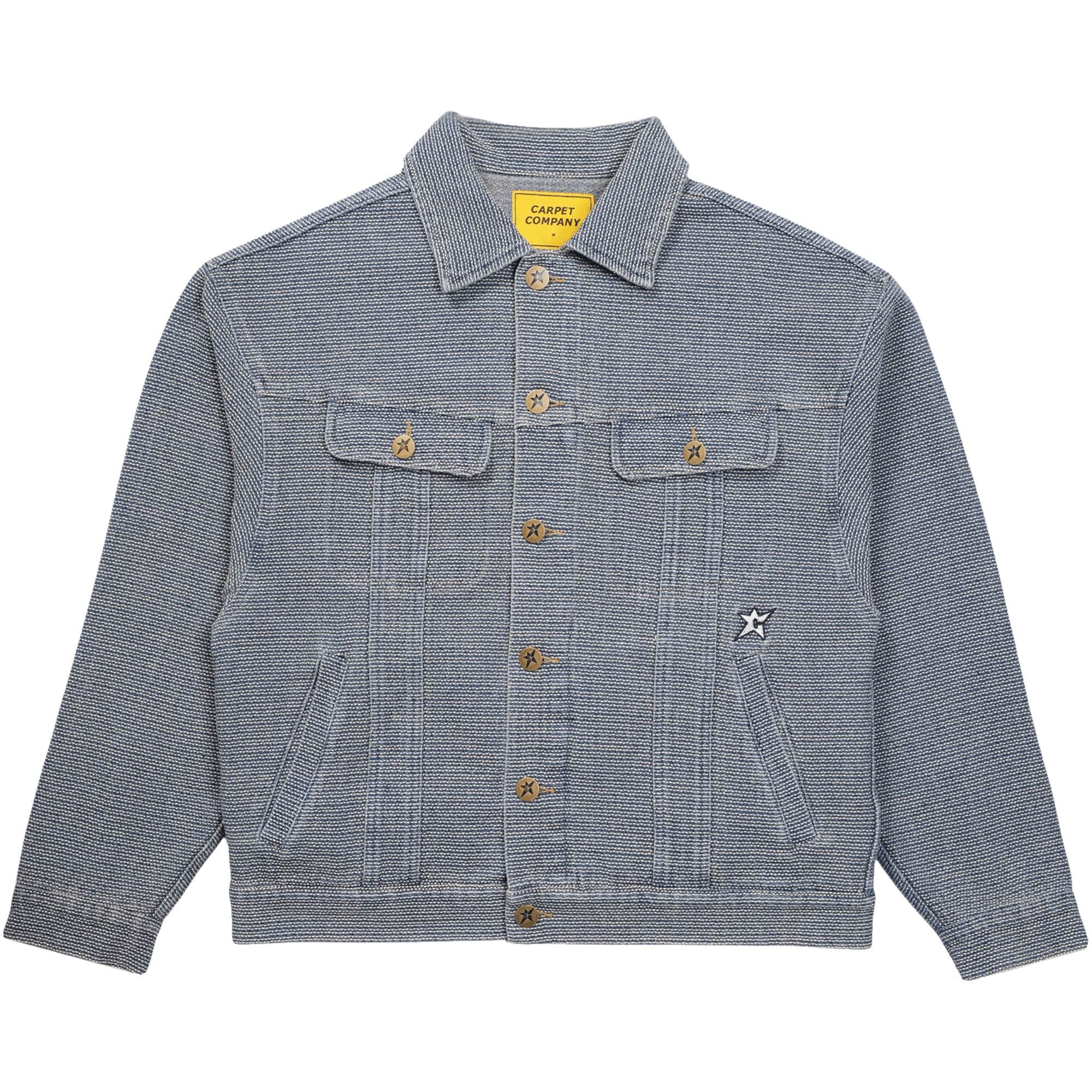 Carpet Company Interlock Stitch Denim Jacket Black