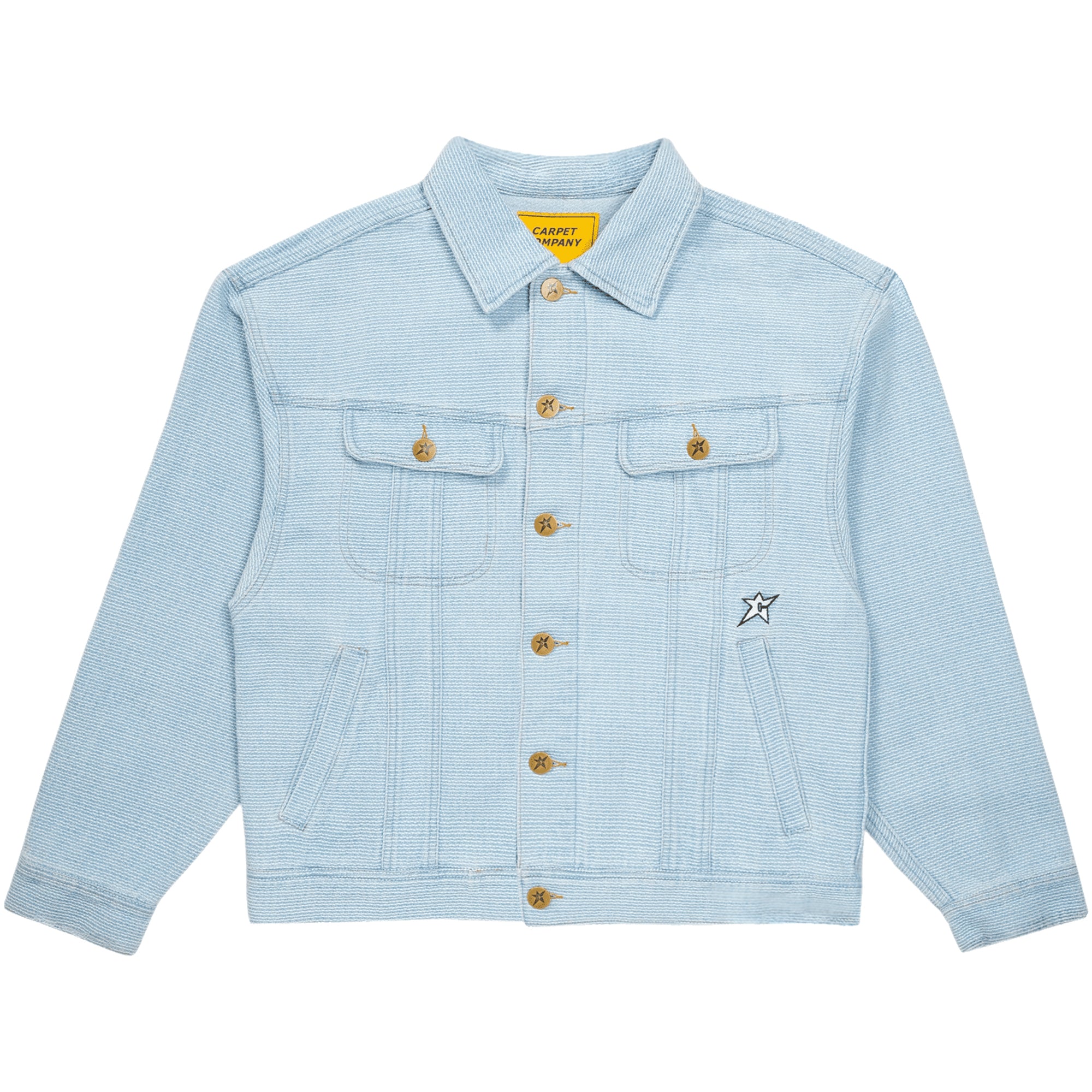 Carpet Company Interlock Stitch Denim Jacket Blue