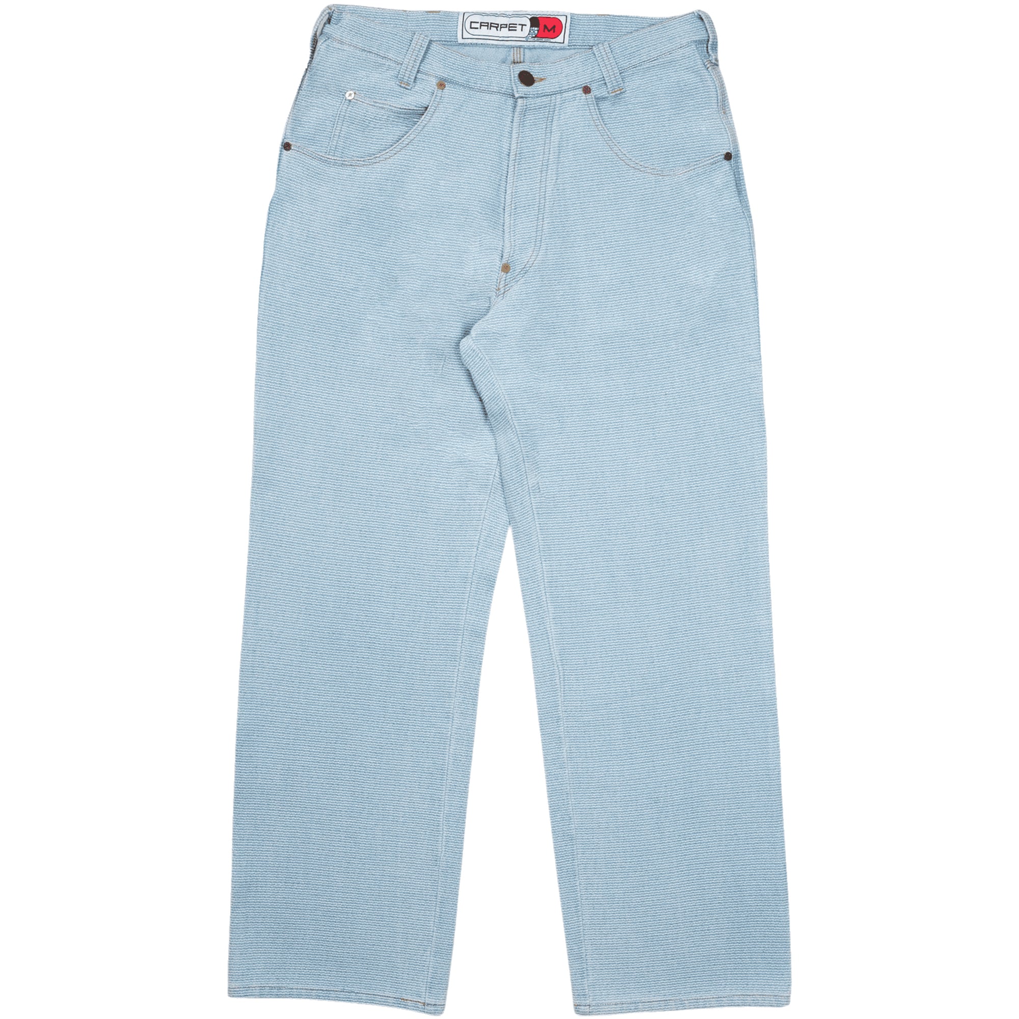 Carpet Company Interlock Stitch Denim Jean Blue