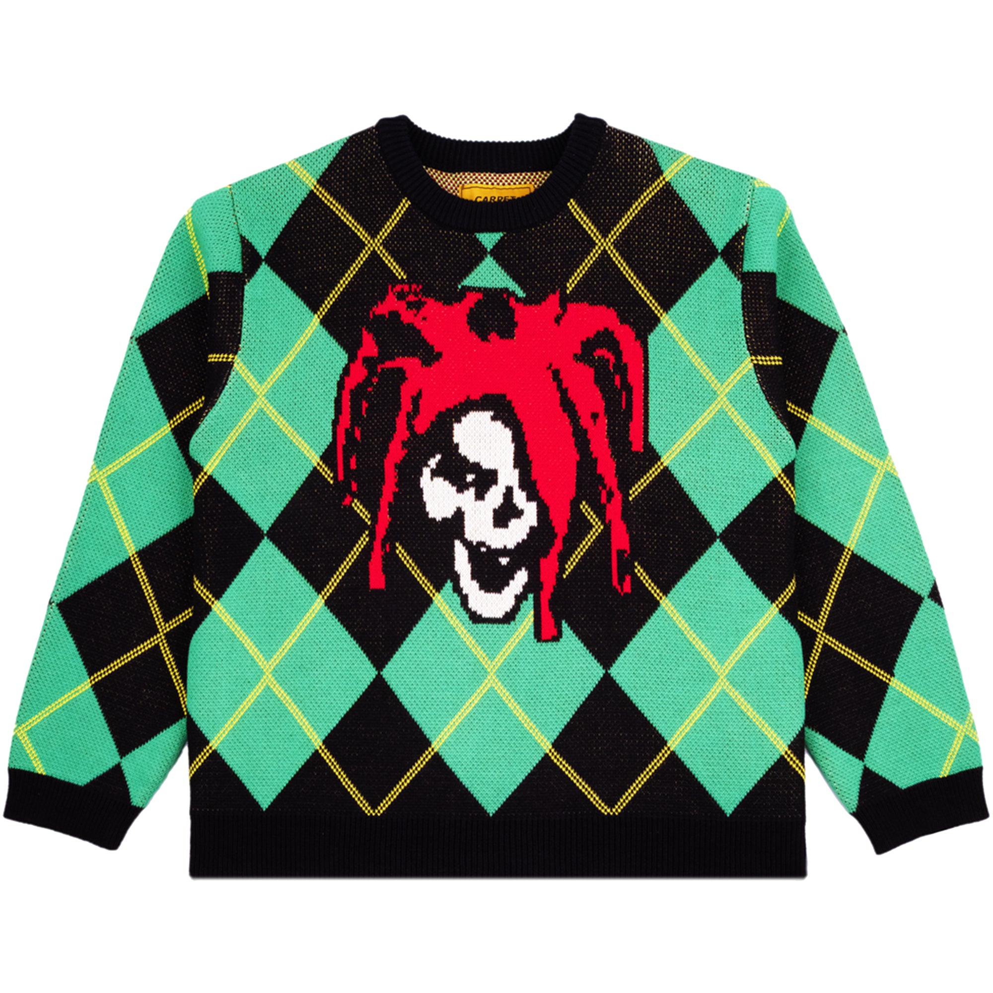 Carpet Company Jester Knit Sweater Argyle