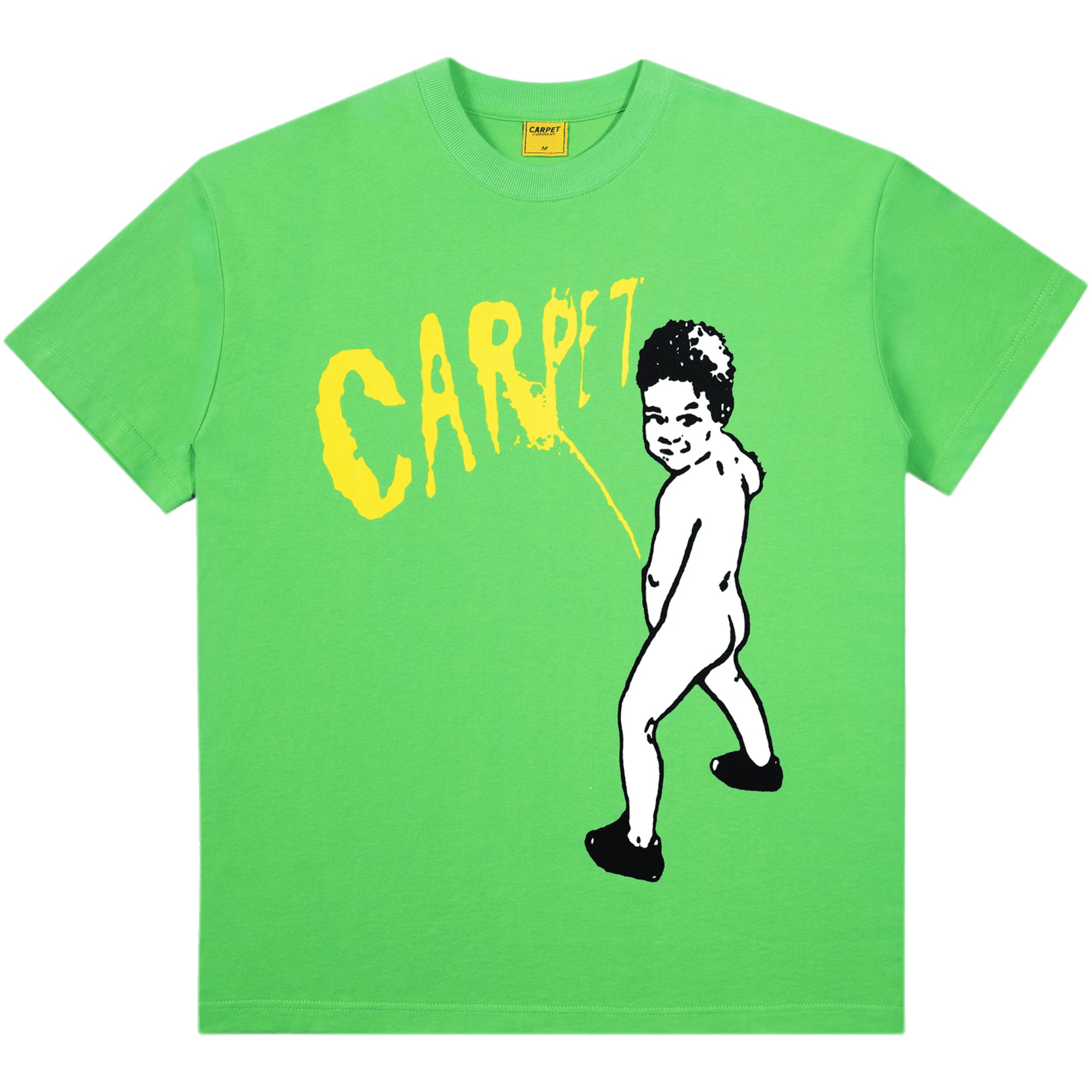 Carpet Company Kid Peeing Tee Green