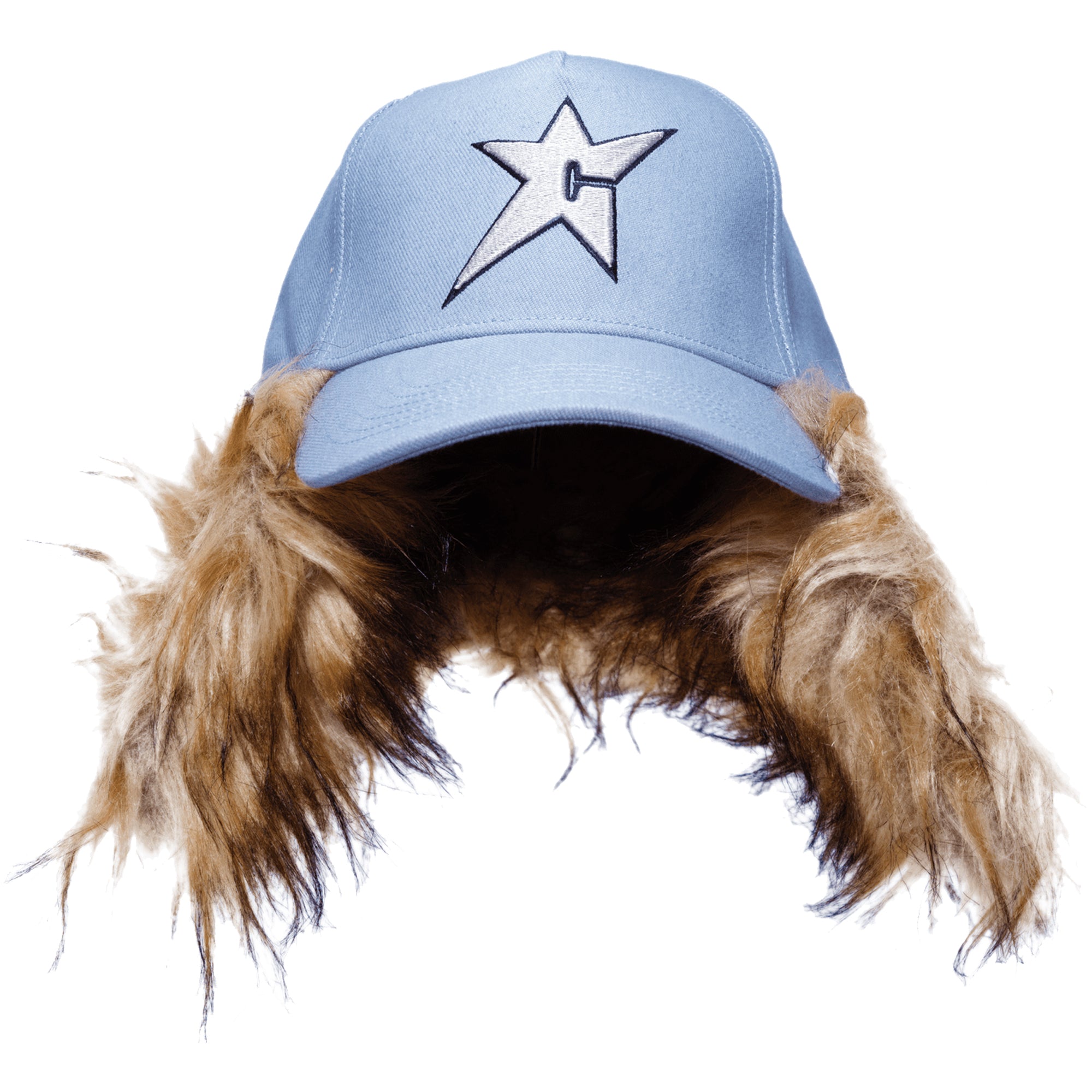 Carpet Company C-Star Fur Hat Light Denim