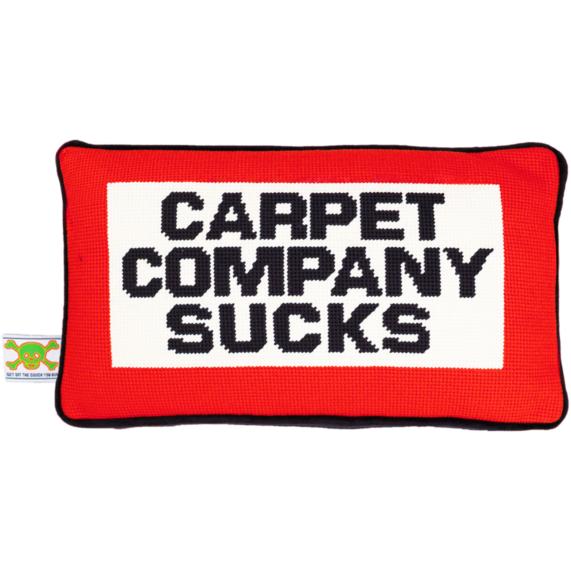 Carpet Company Needlepoint Pillow