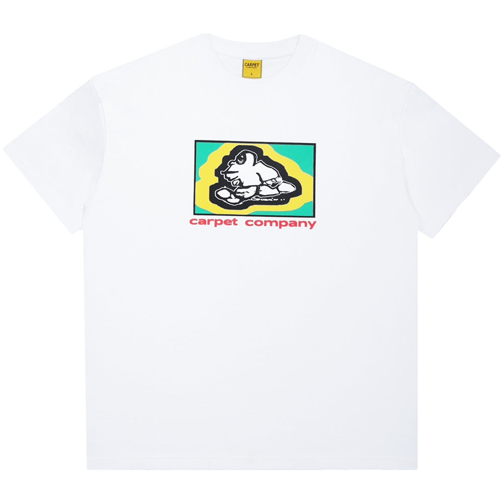 Carpet Company Running Man Tee White