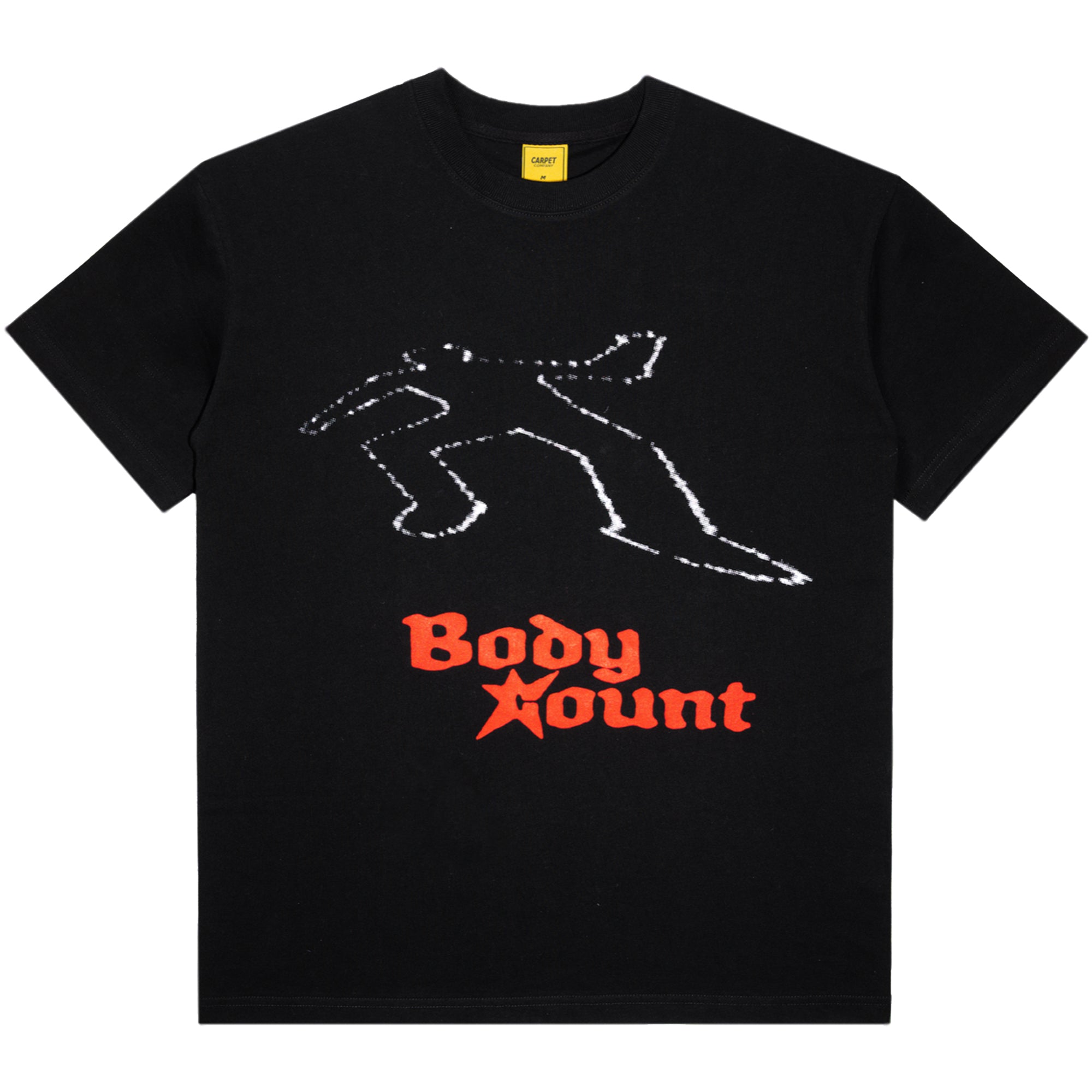 Carpet company Tシャツ　M ブラック Carpet Company Chalk Outline Tee Black | NOTE shop