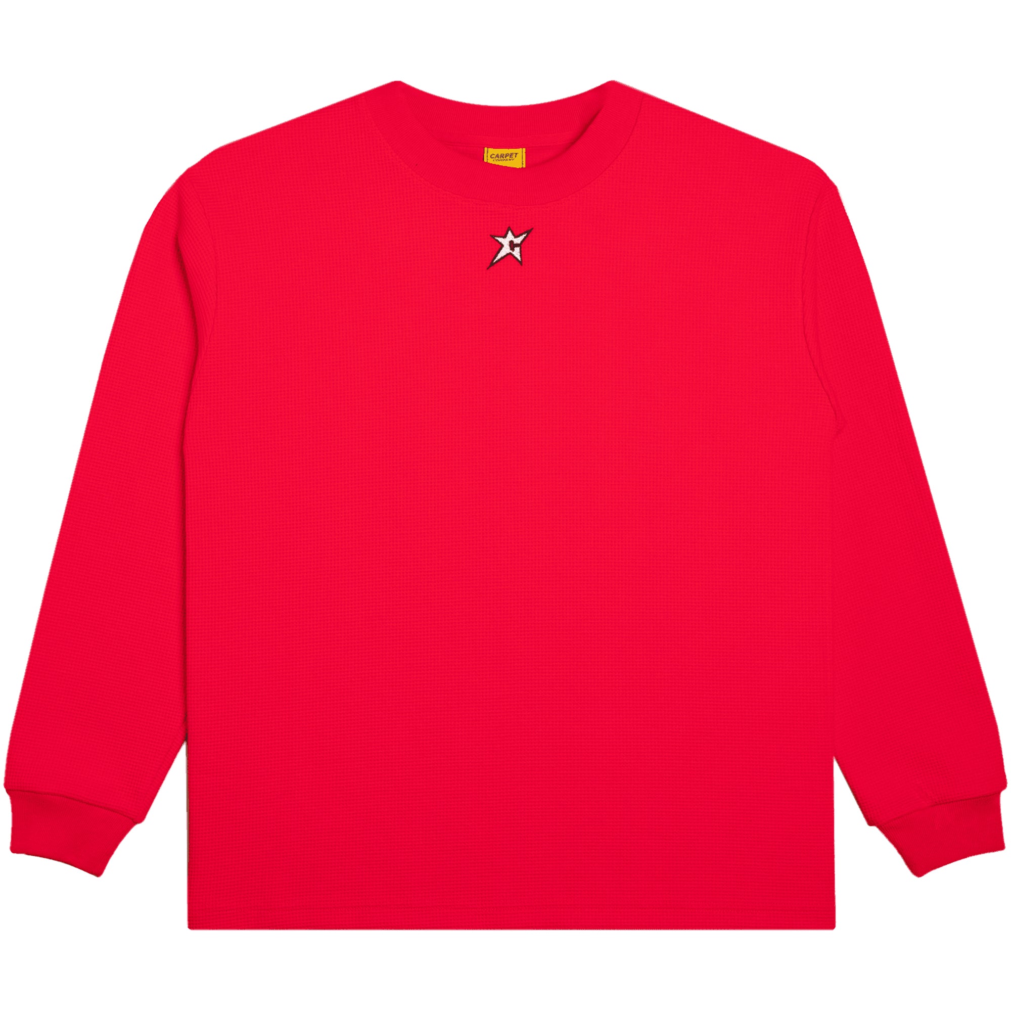 Carpet Company C-Star Thermal Longsleeve Tee Red