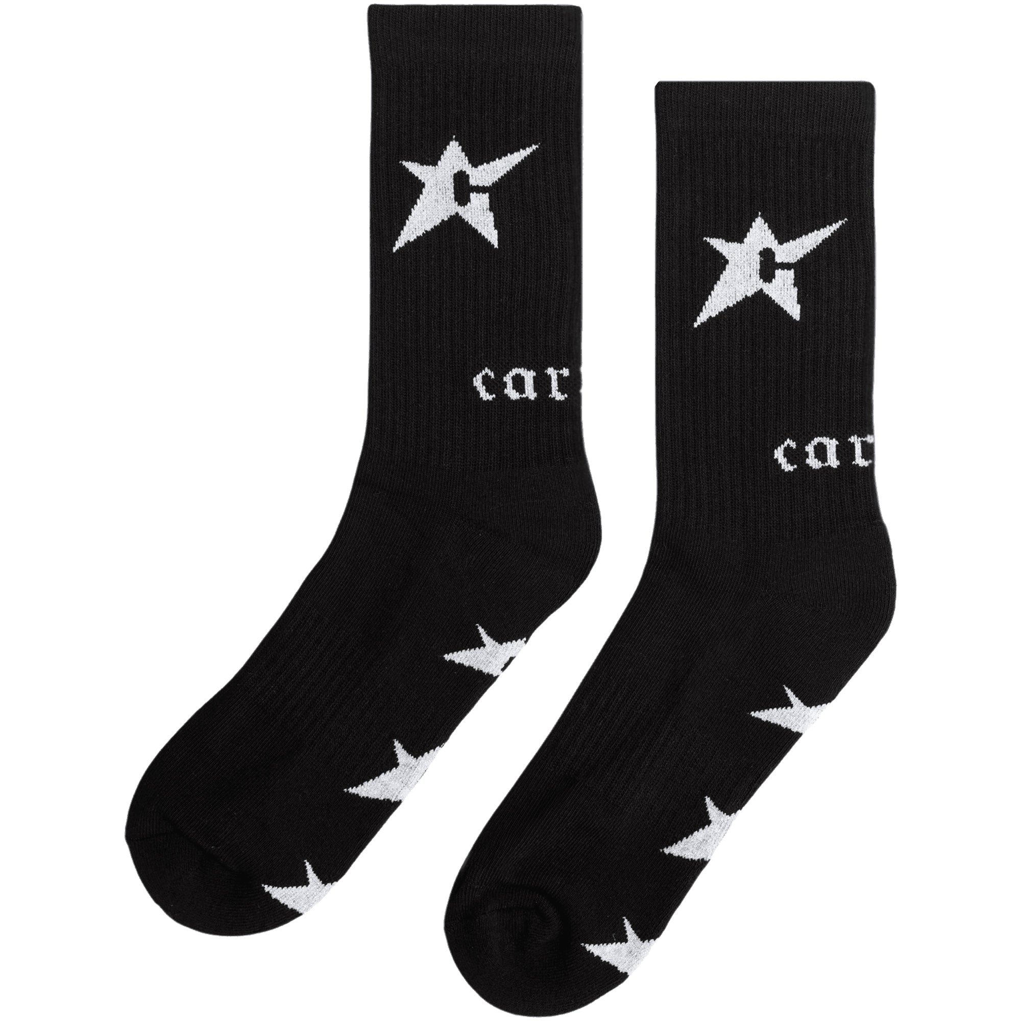 Carpet Company C-Star Socks Black/Silver