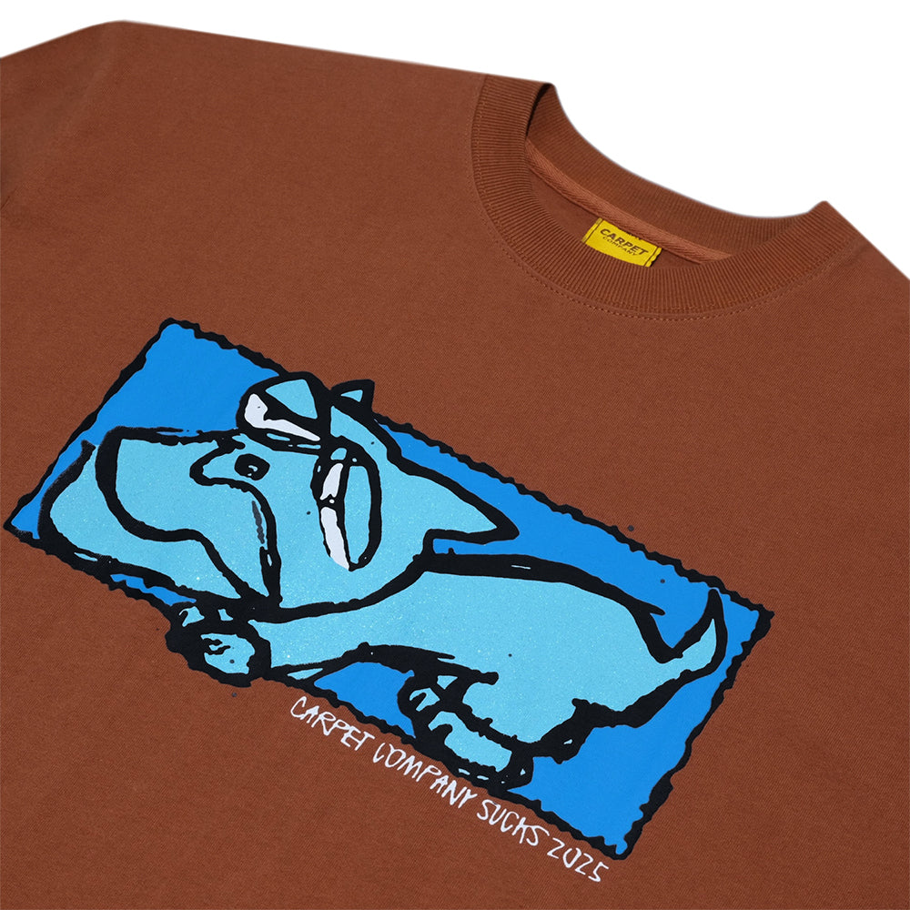 Carpet Company Dog Tee Brown
