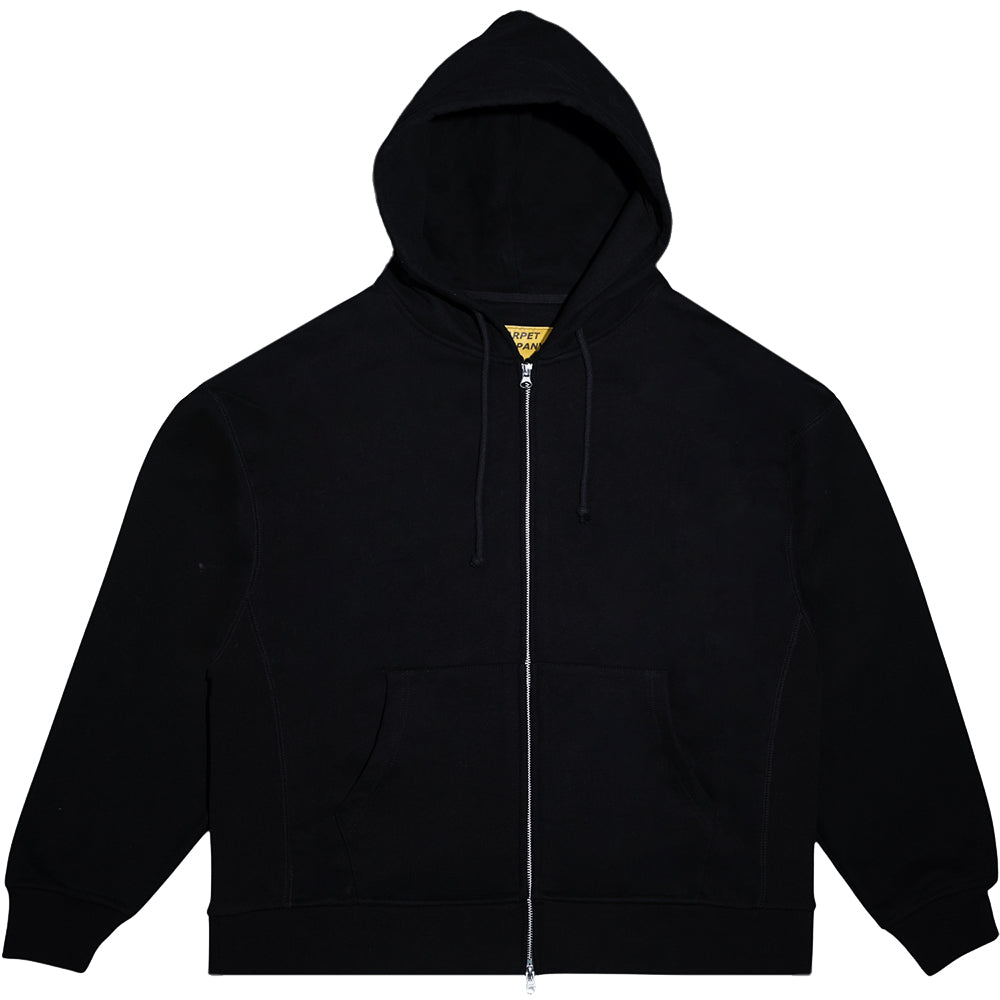 Carpet Company Fake Zip Up Hoodie Black