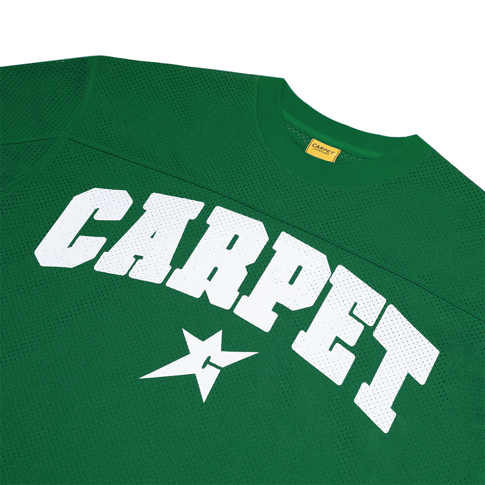 Carpet Company C-Star Short Sleeve Football Jersey Green