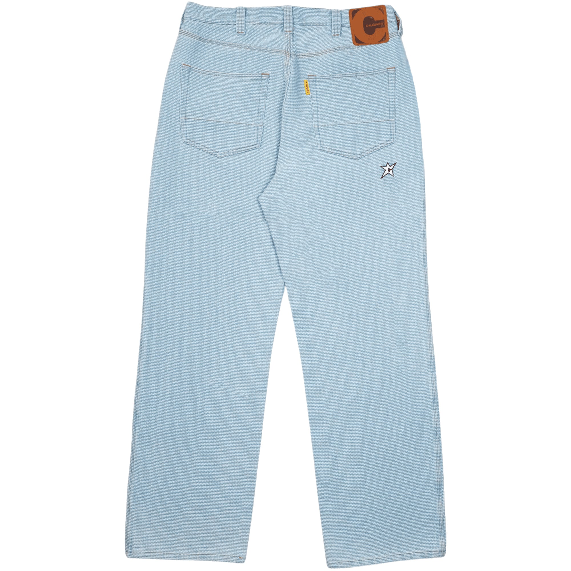 Carpet Company Interlock Stitch Denim Jean Blue