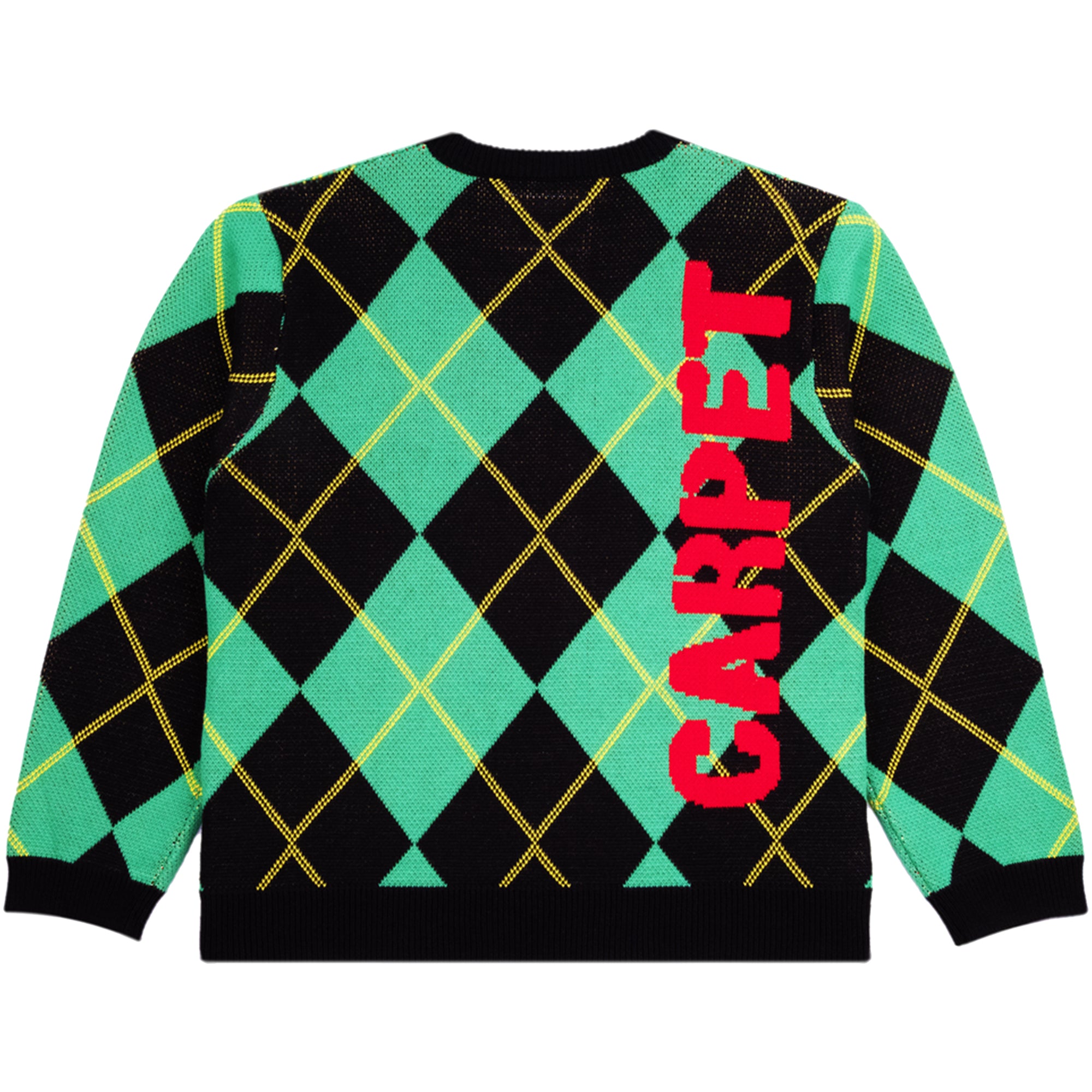 Carpet Company Jester Knit Sweater Argyle