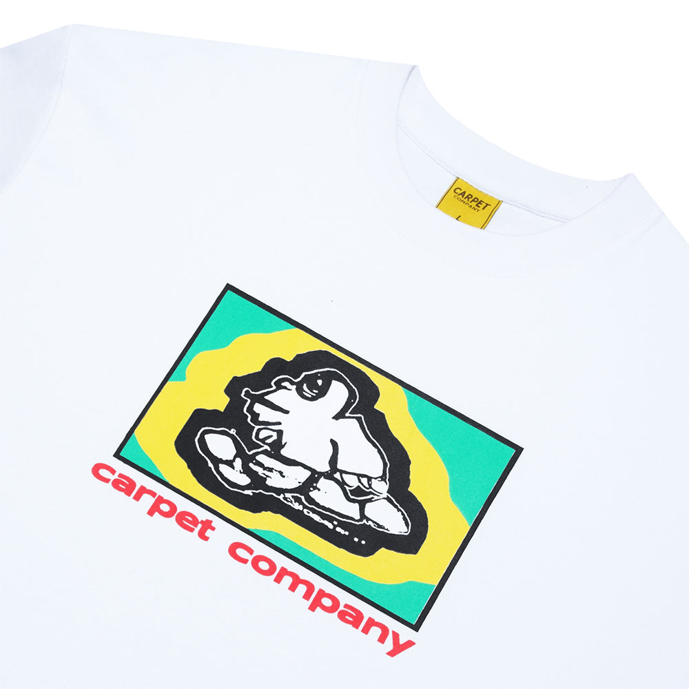 Carpet Company Running Man Tee White