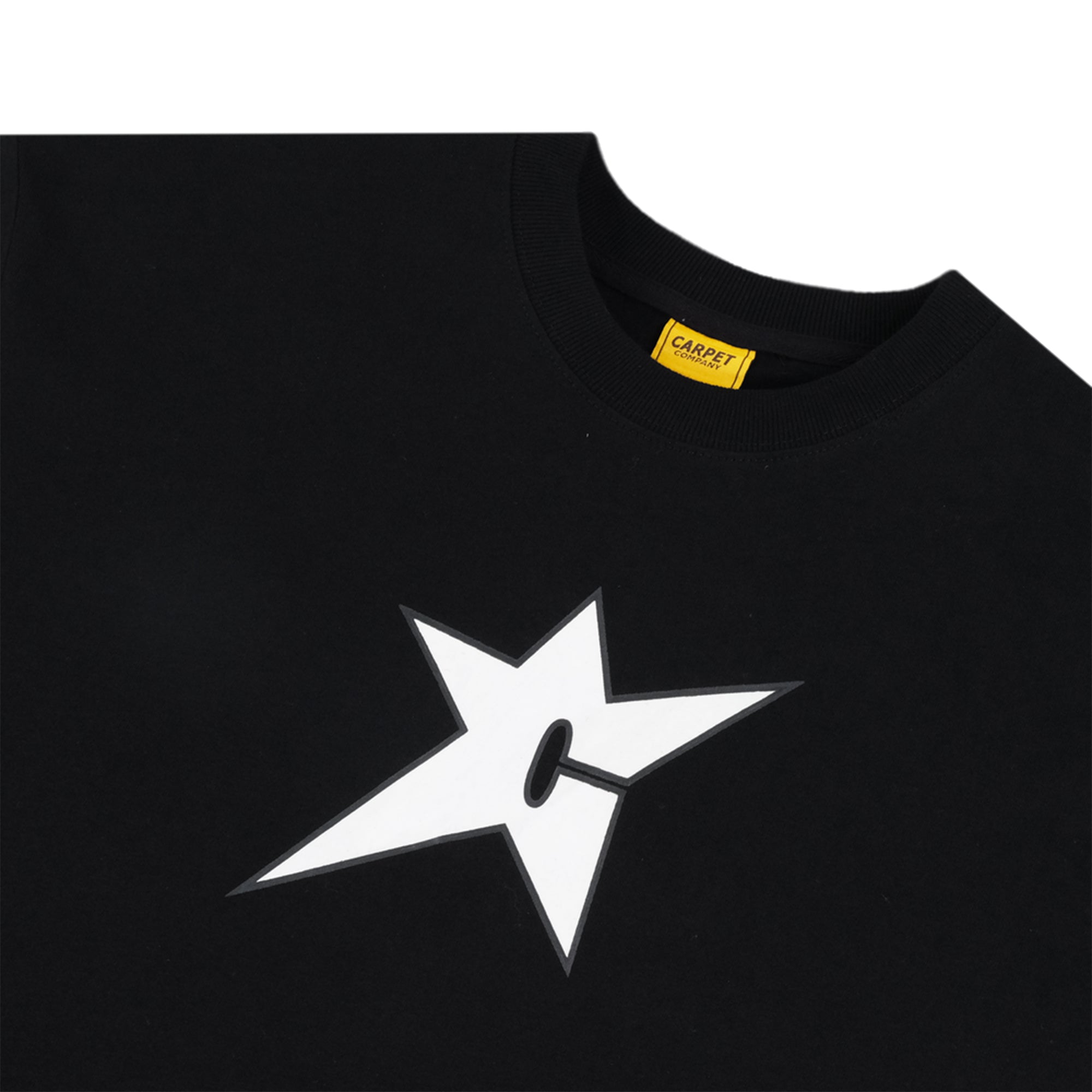 Carpet Company C-Star Glow In The Dark Tee Black