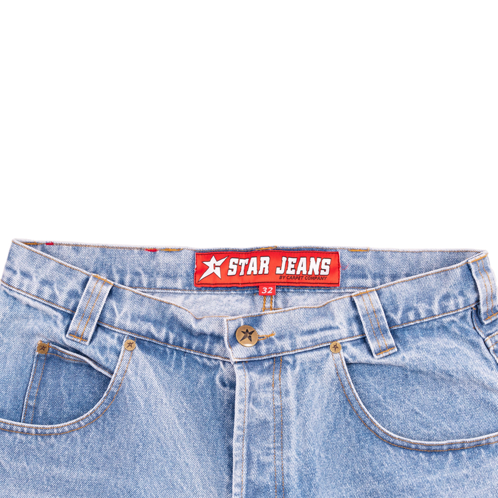 Carpet Company C-Star Washed Denim Shorts