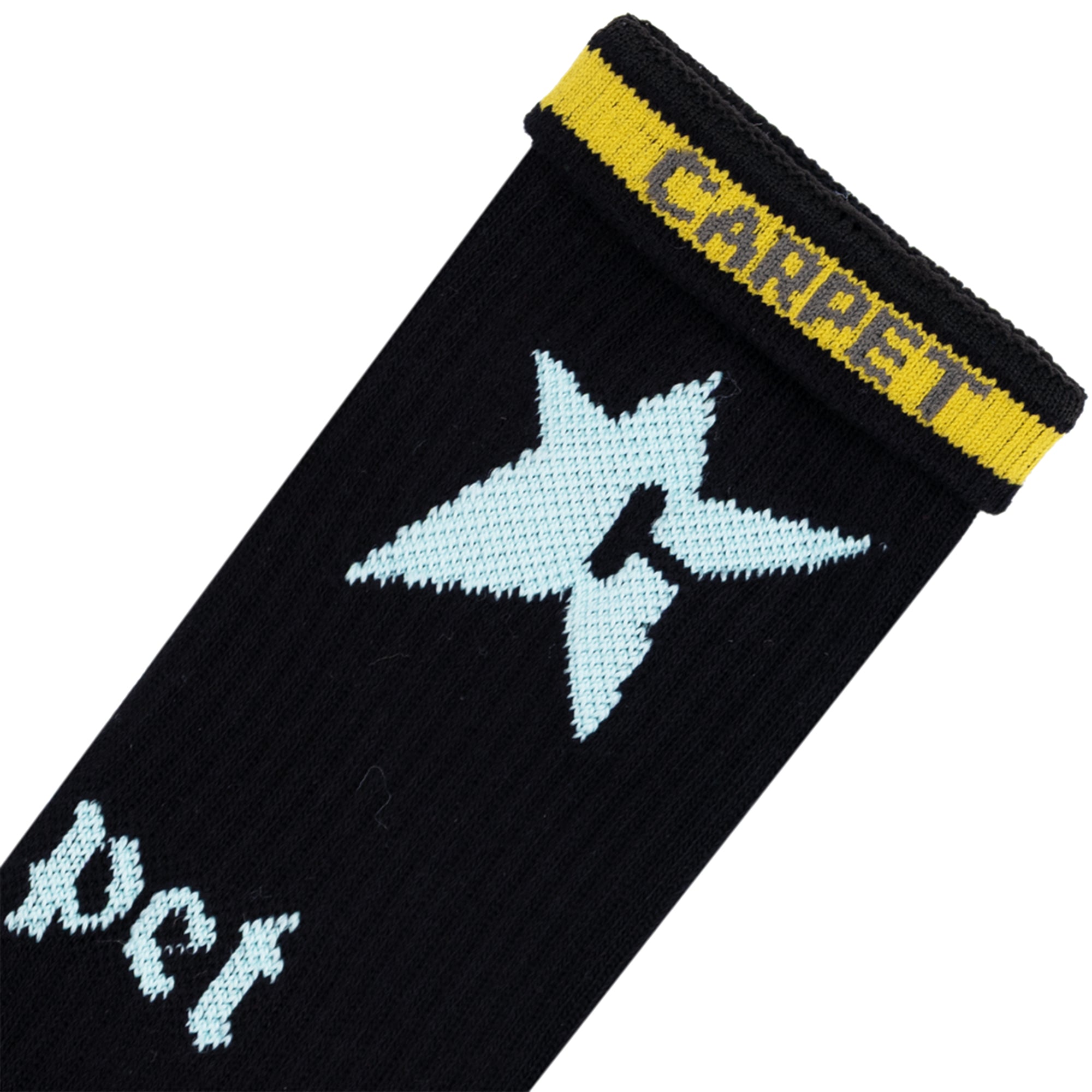 Carpet Company Glow In The Dark C-Star Socks Black
