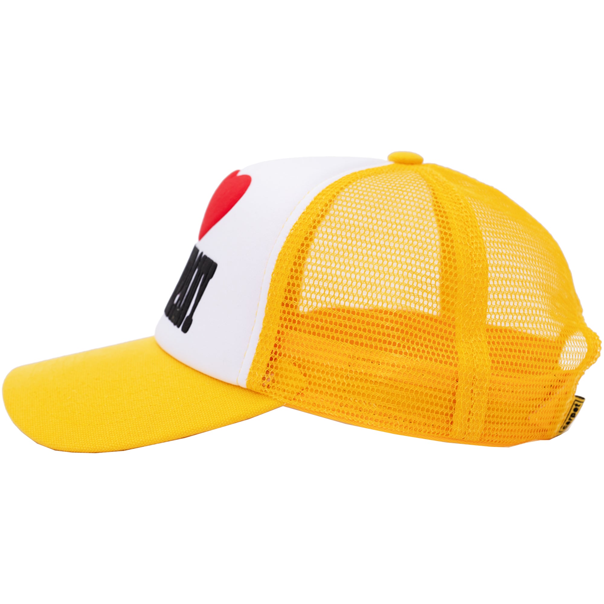 Carpet Company Heart Trucker Cap Yellow