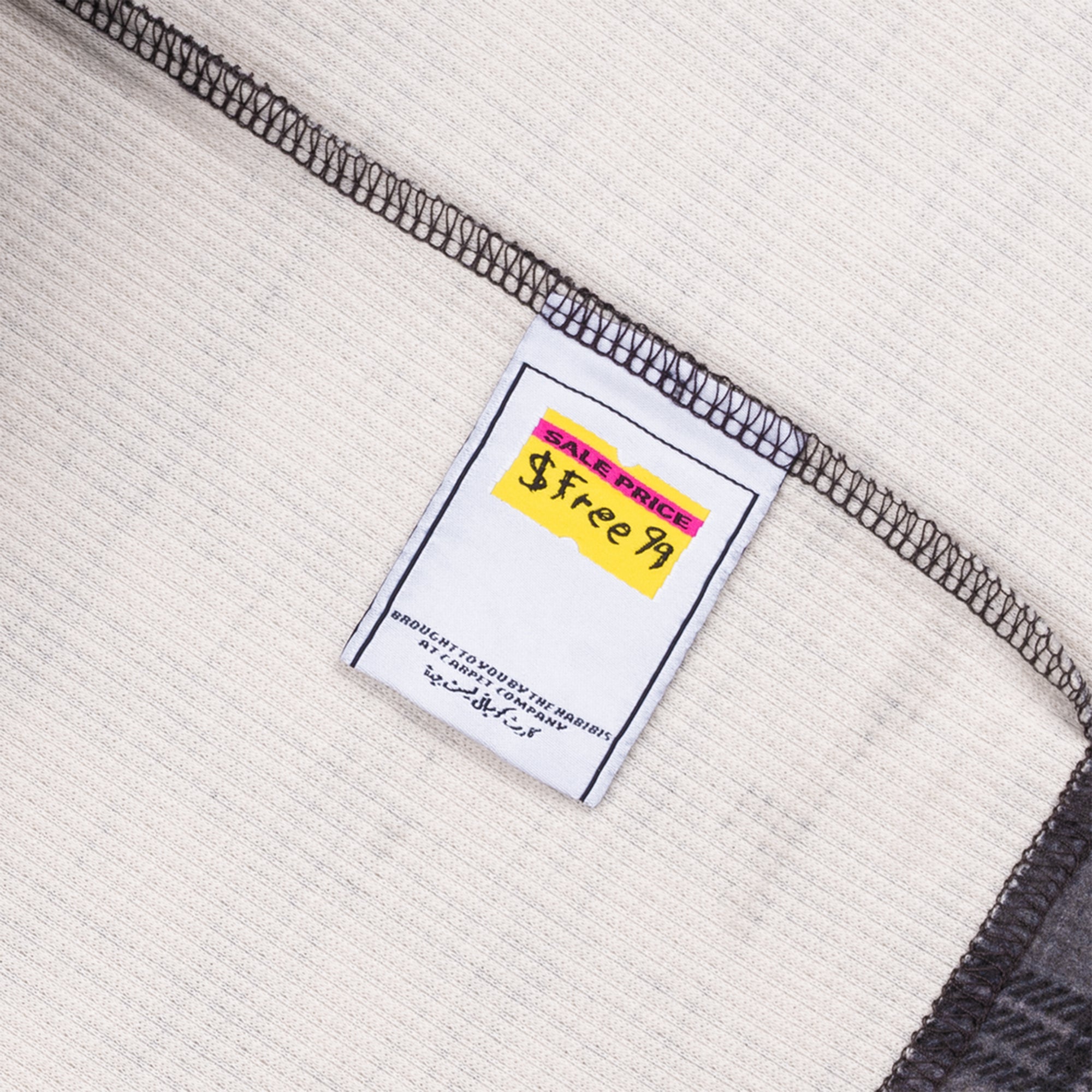 Carpet Company Plaid Thermal Longsleeve Tee Black