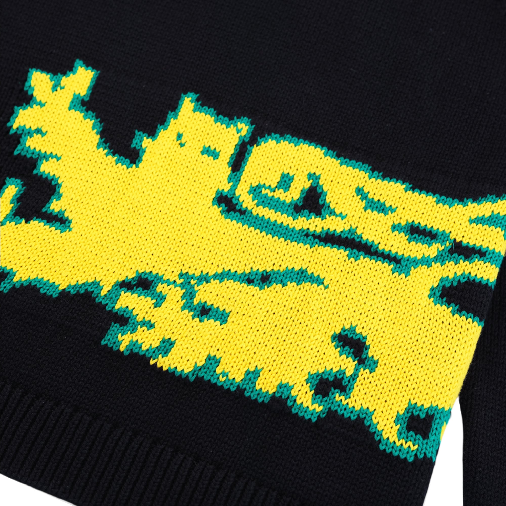 Carpet Company Lion Woven Sweater Black