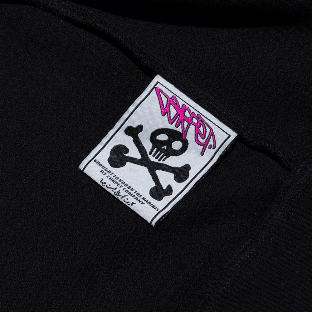 Carpet Company C-Star Thermal Zip Hoodie Black